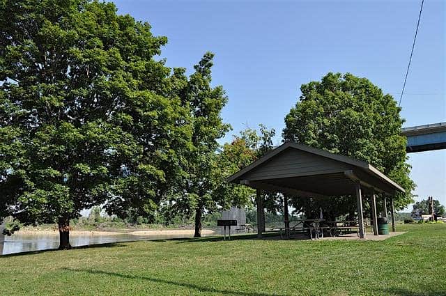 Park Shelter at Riverfront Park – Dates in October -December 2024 – Leavenworth, KS