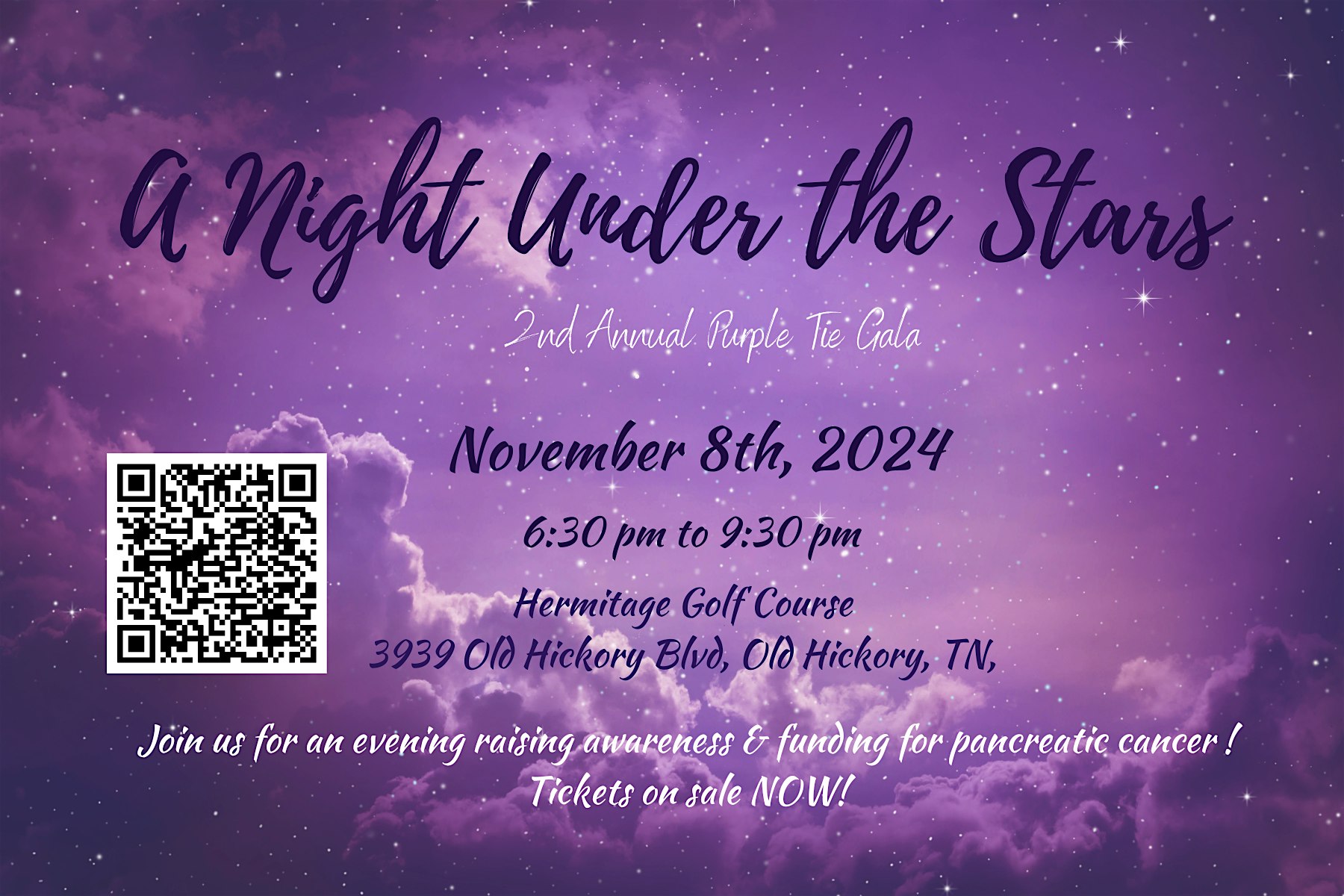 2nd Annual Purple Tie Gala: “A Night Under the Stars” – Nashville, TN