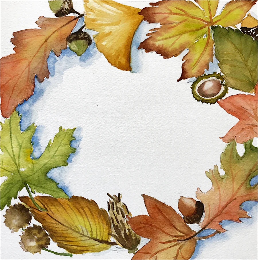 Fall Leaves, Watercolor with Heidi – Watsonville, CA