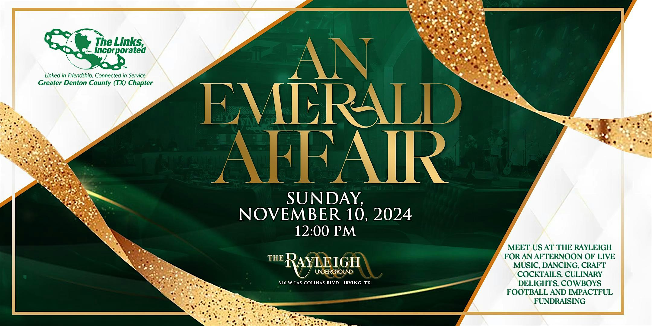 An Emerald Affair Fundraiser – Irving, TX