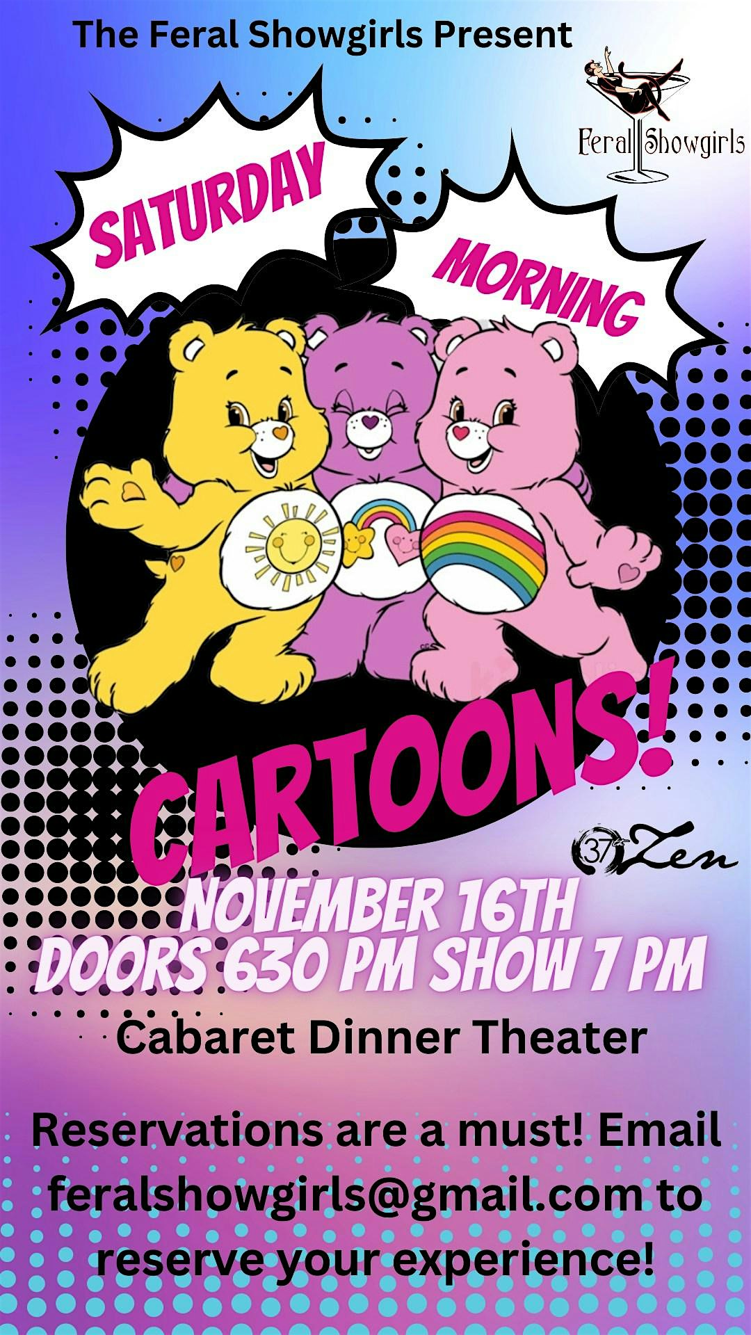 Cabaret Dinner Theater: Saturday Morning Cartoons Edition! – Norfolk, VA