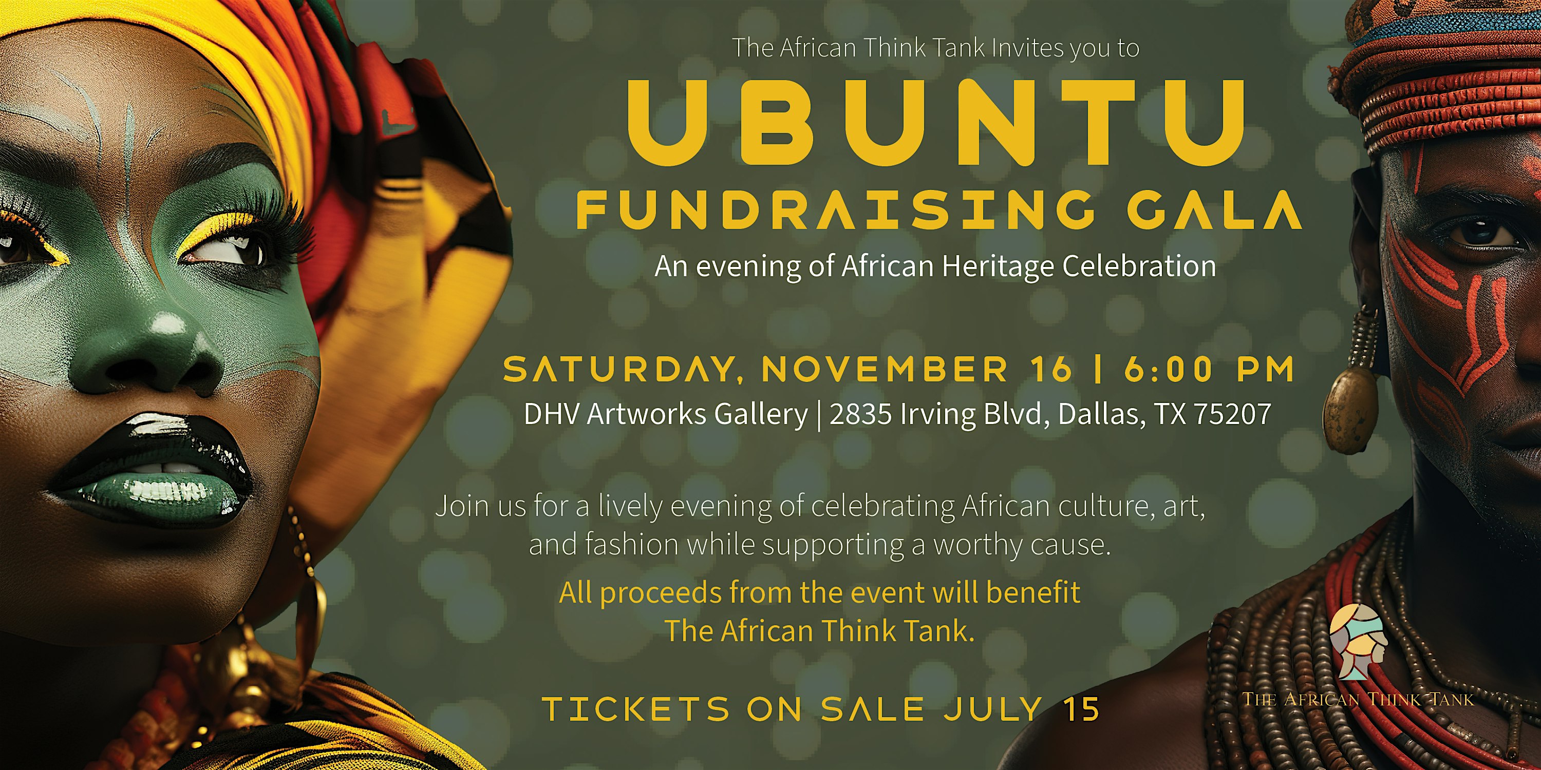 Ubuntu Fundraising Gala: An Evening of African Heritage Celebration – Dallas, TX