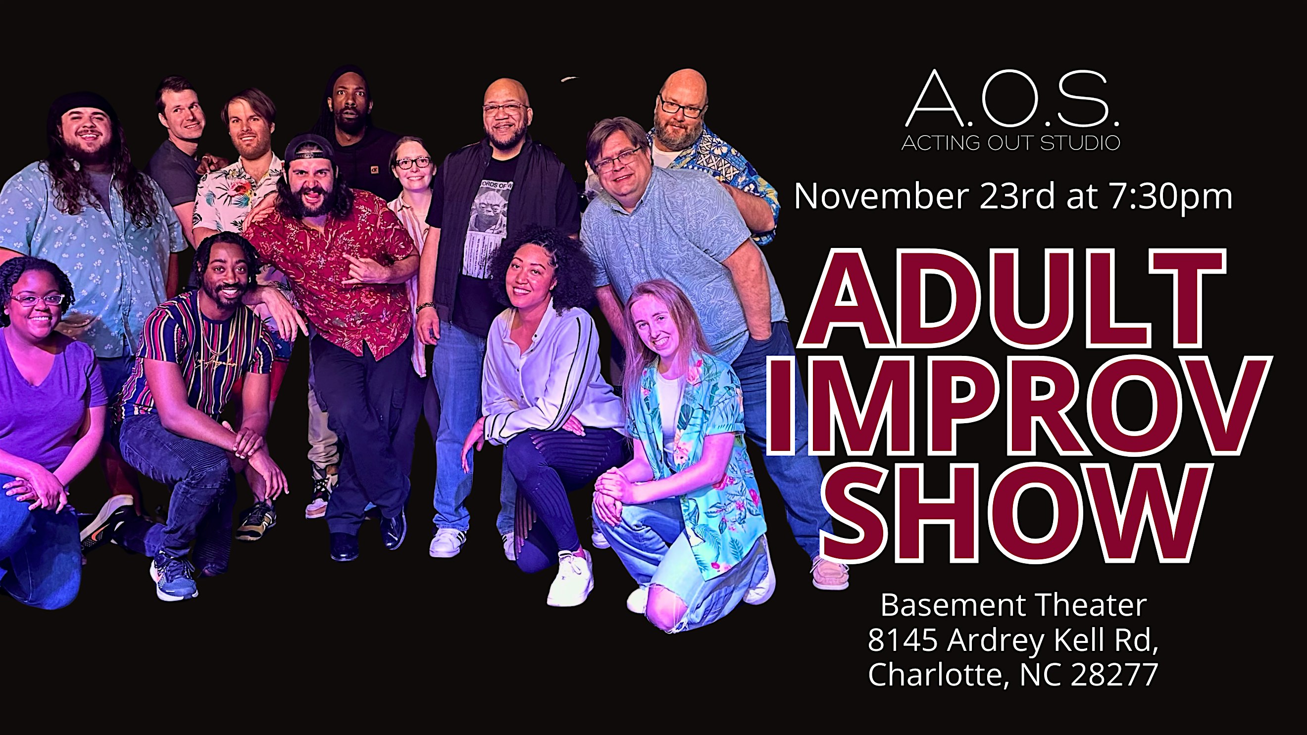 Adult Humor Improv Show at Acting Out Studio! – Charlotte, NC