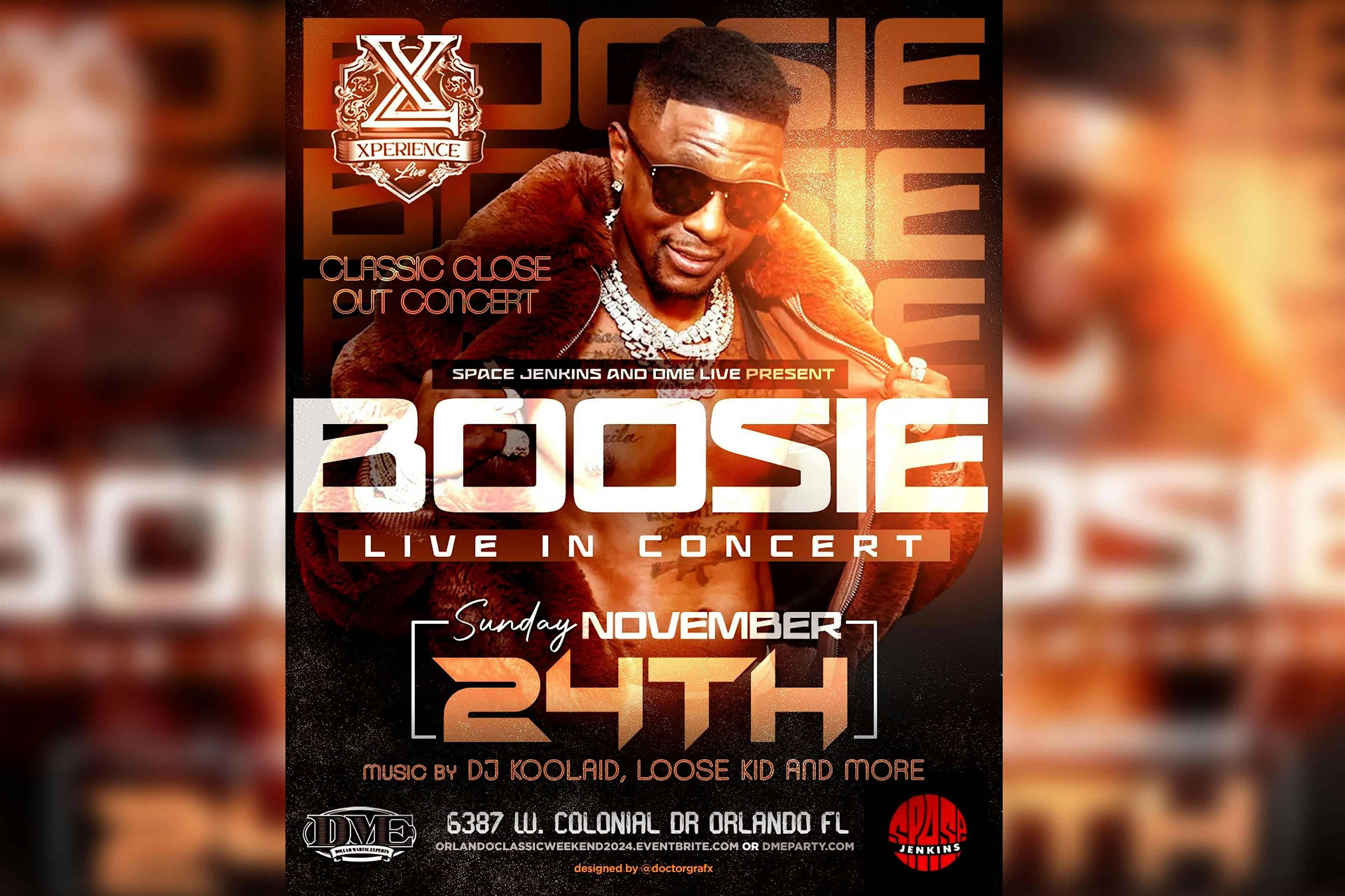 The Florida Classic Closeout – Boosie Live in Concert @ Xperience Live – Orlando, FL