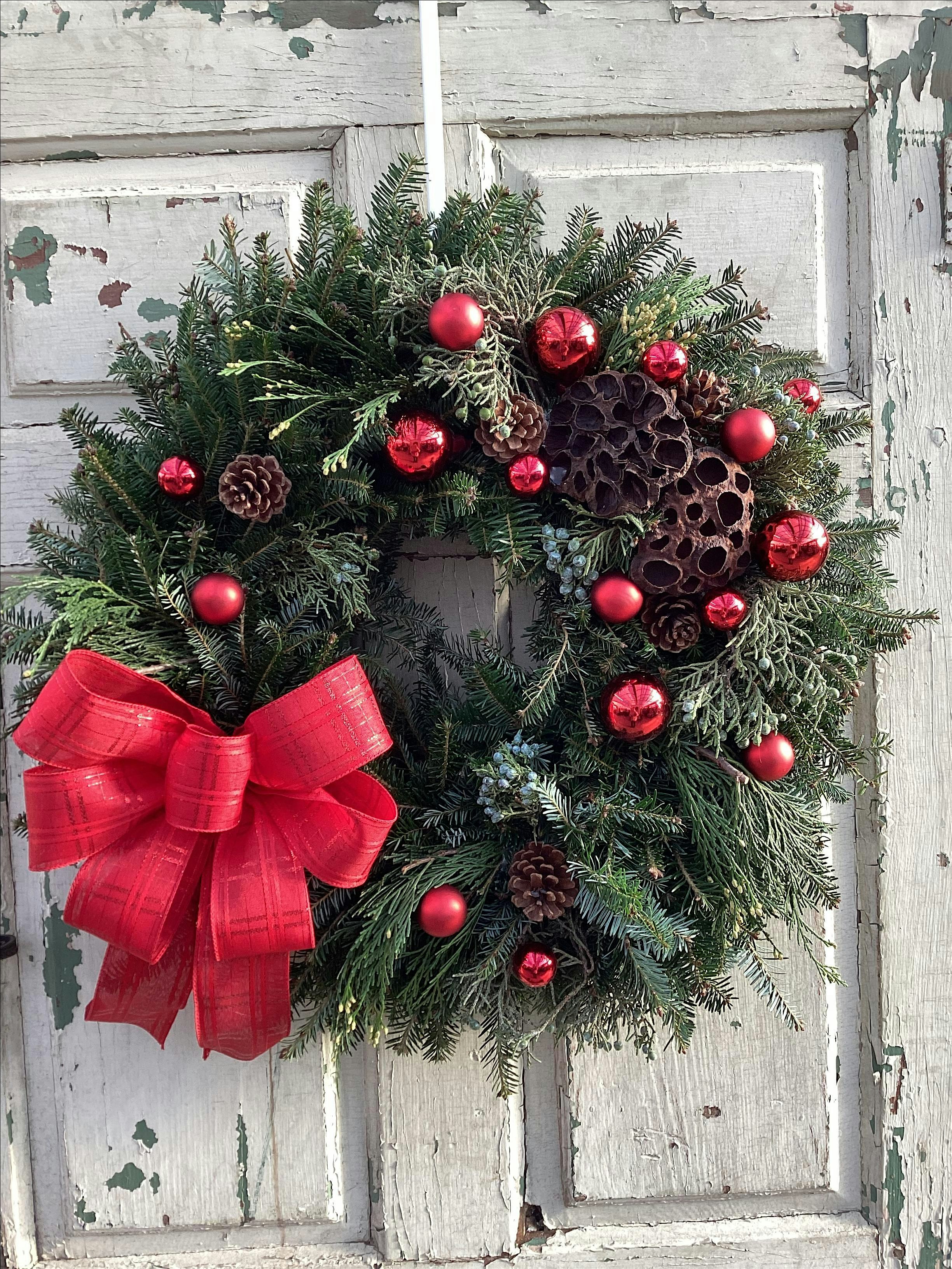 Fresh Holiday Wreath – North Wales, PA