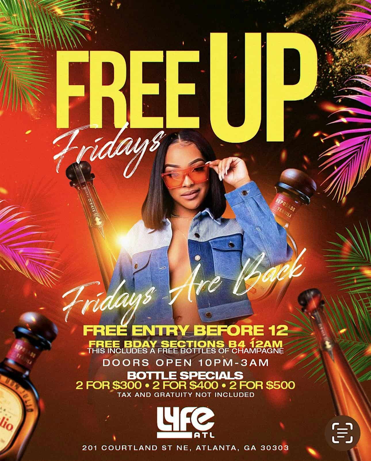 FREE UP FRIDAYS – Atlanta, GA