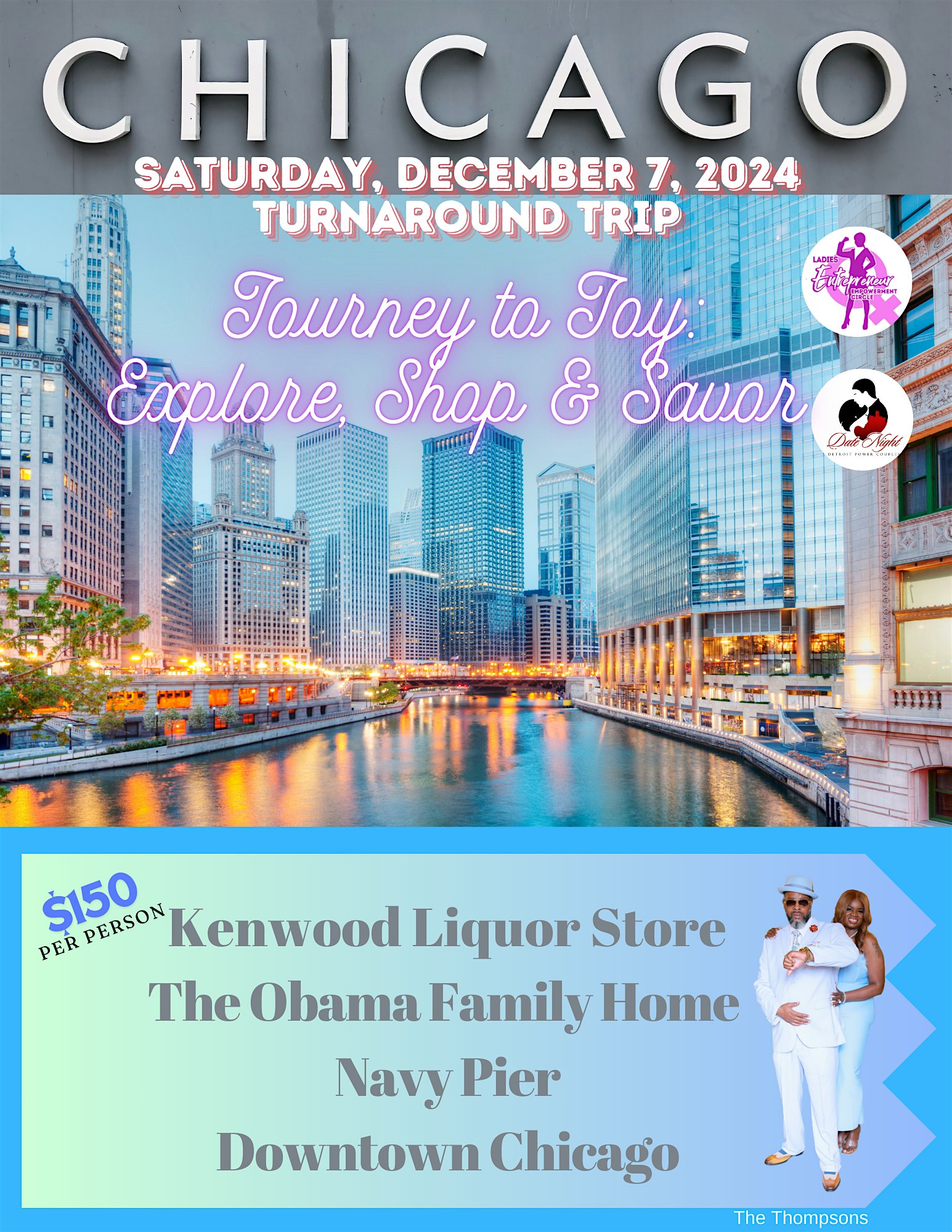 Detroit to Chicago Road Trip! Journey to Joy: Explore, Shop & Savor – Detroit, MI