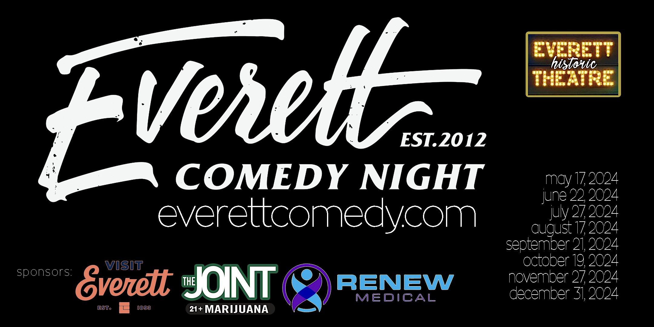 NYE | Everett Comedy Night! Premier Stand-Up Comedy! – Everett, WA