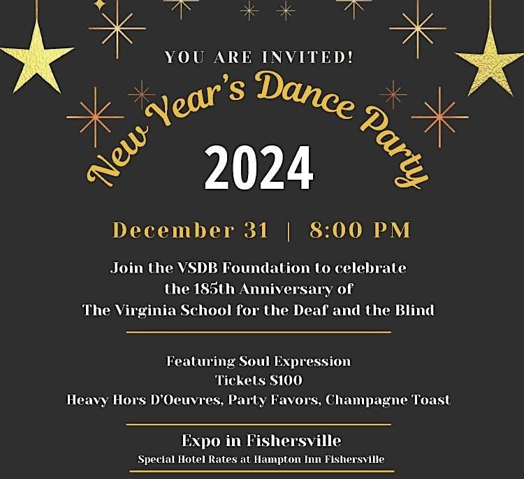 VSDB Foundation New Year’s Eve Dance Party 2024 – Fishersville, VA