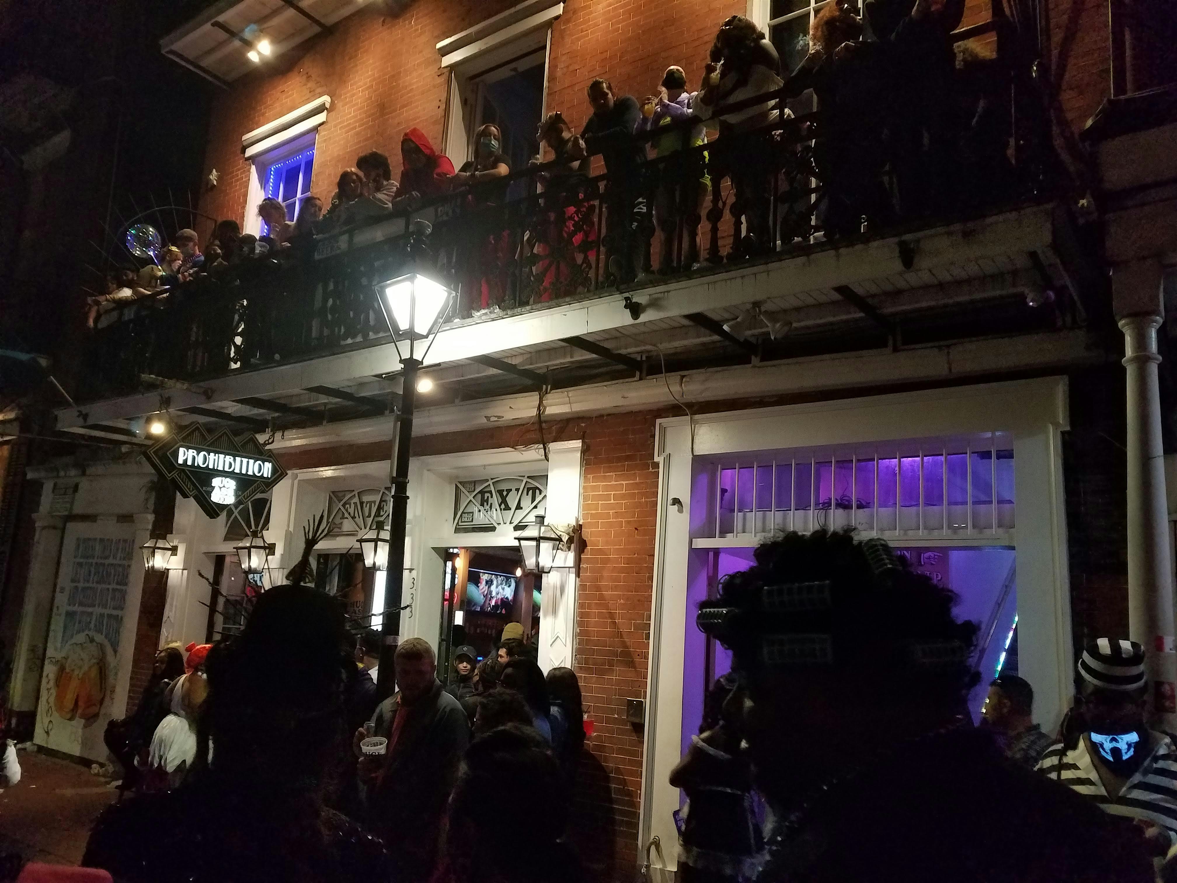 Mardi Gras Balcony Party at PROHIBITION Sat, Mar 1st 4-8pm – New Orleans, LA