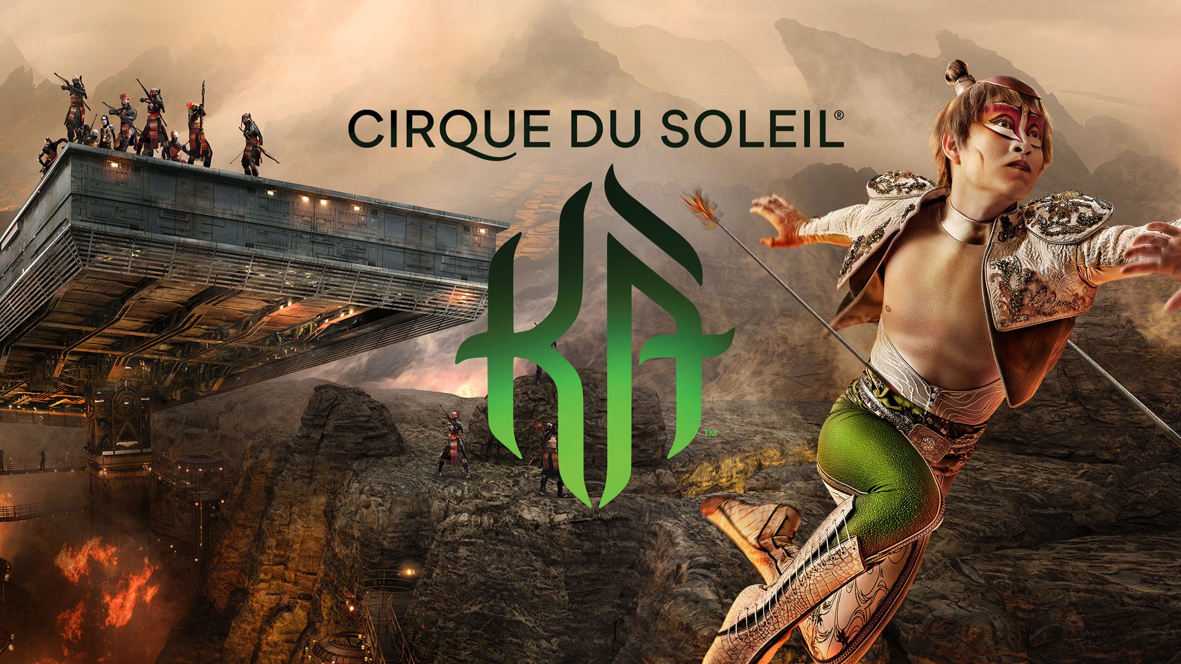 Purchase Cirque du Soleil: KA Tickets • Happening Tuesday