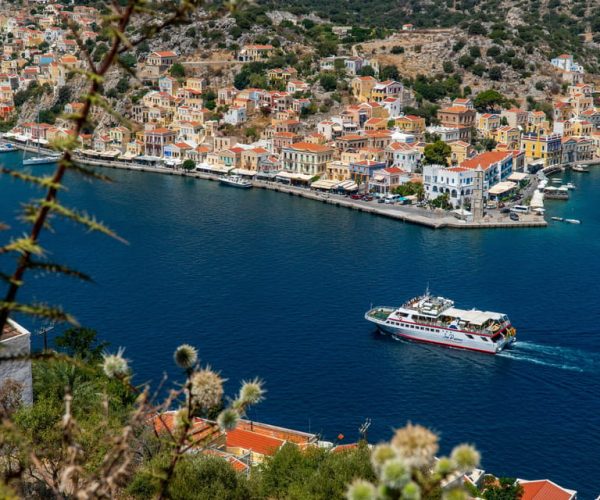 From Rhodes: Symi Island Boat Trip with Hotel Transfers – Archangel Michael of Panormitis Monastery, Greece