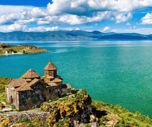 Lake Sevan, Hayravank, Noratus, Jermuk waterfall, Areni wine – Hayravank, Armenia