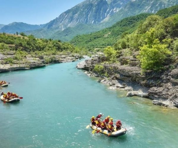 Permet: Vjosa Rafting and Thermal Baths – Vjosa River, Albania