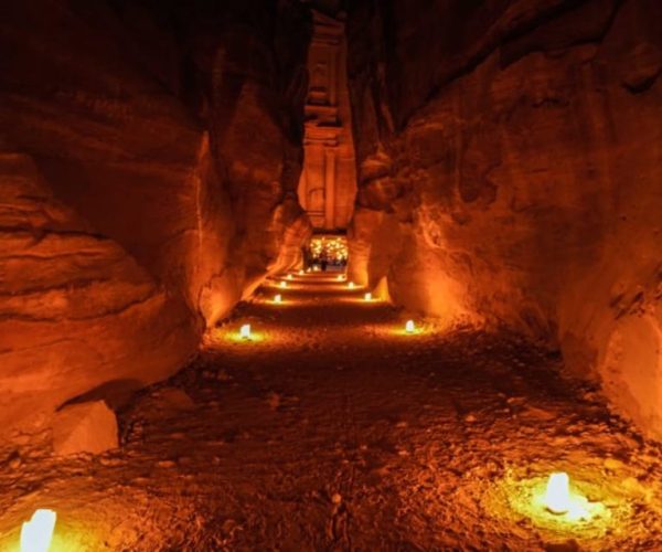 From Amman: Petra by Night Tour with Optional Day Visit – Capital Governorate Amman, Jordan