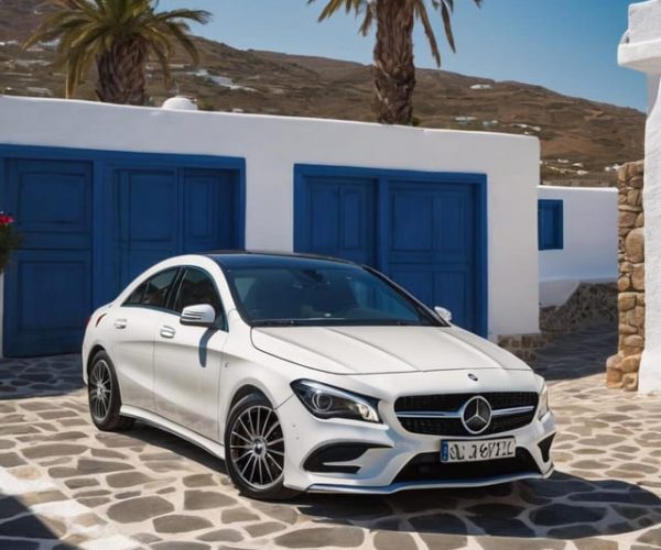 Private Transfer: From your hotel to Mykonos Town with Sedan – Mykonos Town, Greece