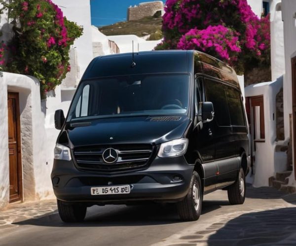 Private Transfer: Mykonos Airport to your hotel with minibus – Mykonos Airport, Greece