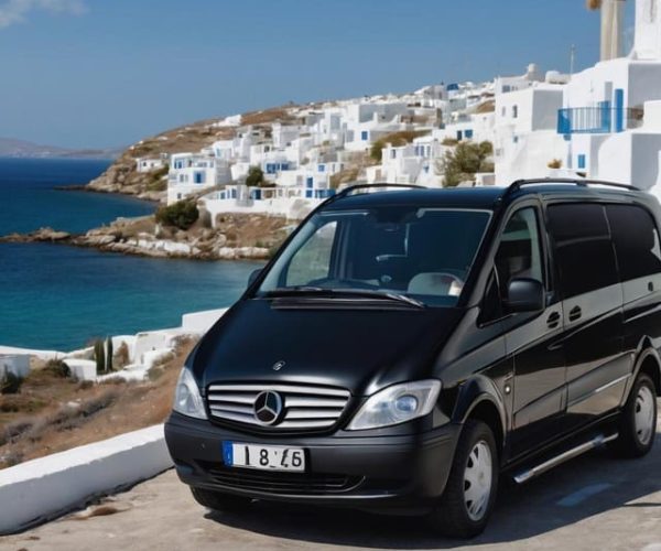 Private Transfer: Mykonos Airport to your hotel with minivan – Mykonos Airport, Greece