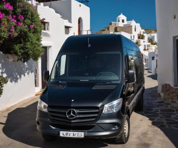 Private Transfer:From your hotel to Principote with mini bus – Mykonos Town, Greece