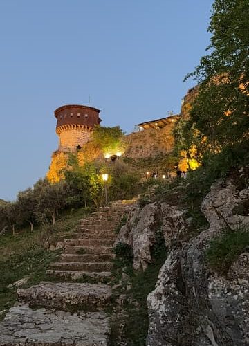 Wonderful Sunset and Dinner in the Castel Of Petrela – Tirana County, Albania