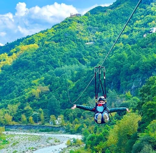 ZIP LINE Experience and Petrela Castle – (Service Fee Only) – Tirana County, Albania