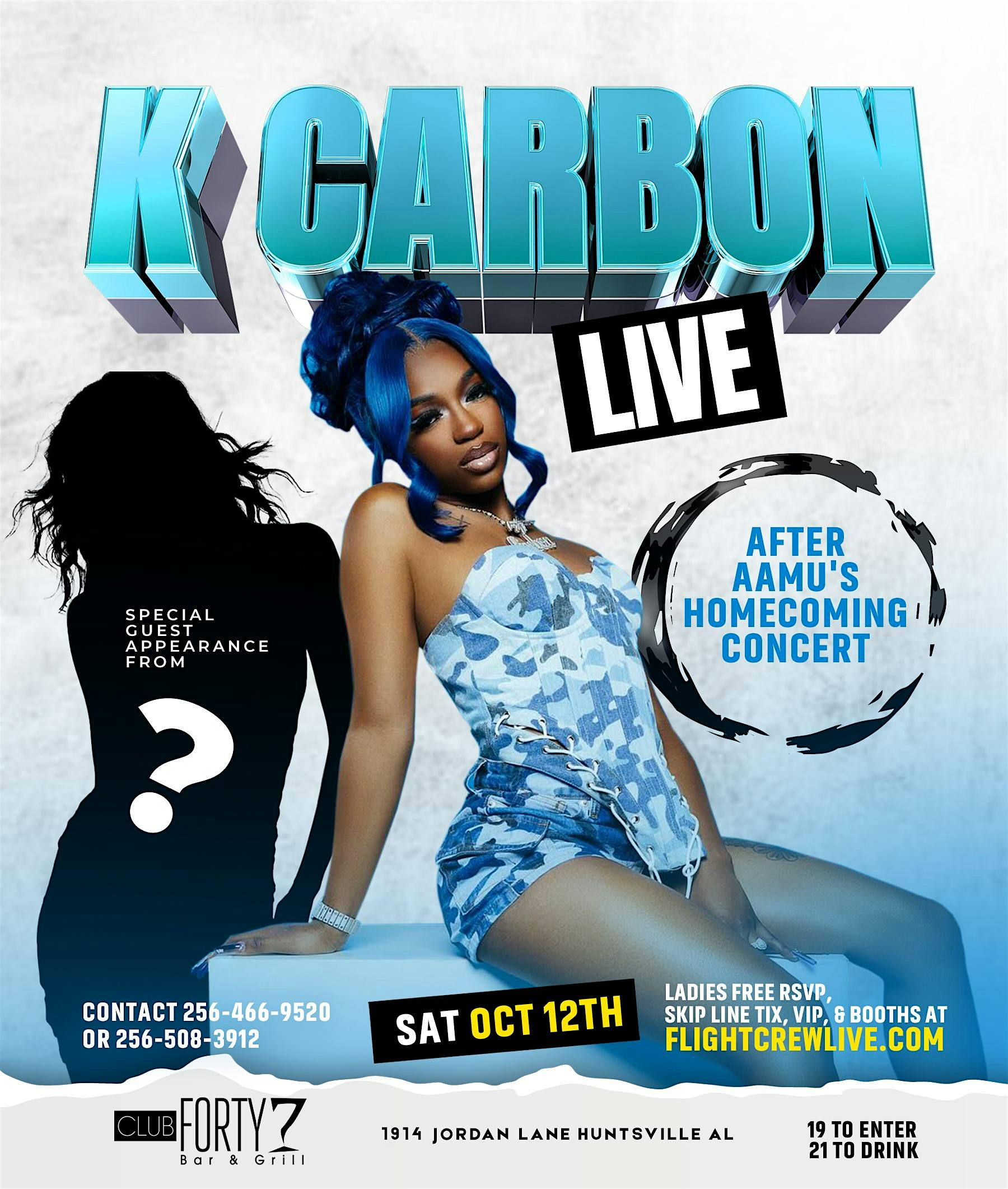 ALABAMA A&M HOMECOMING PARTIES!! (Webbie X K Carbon Live) – Huntsville, AL