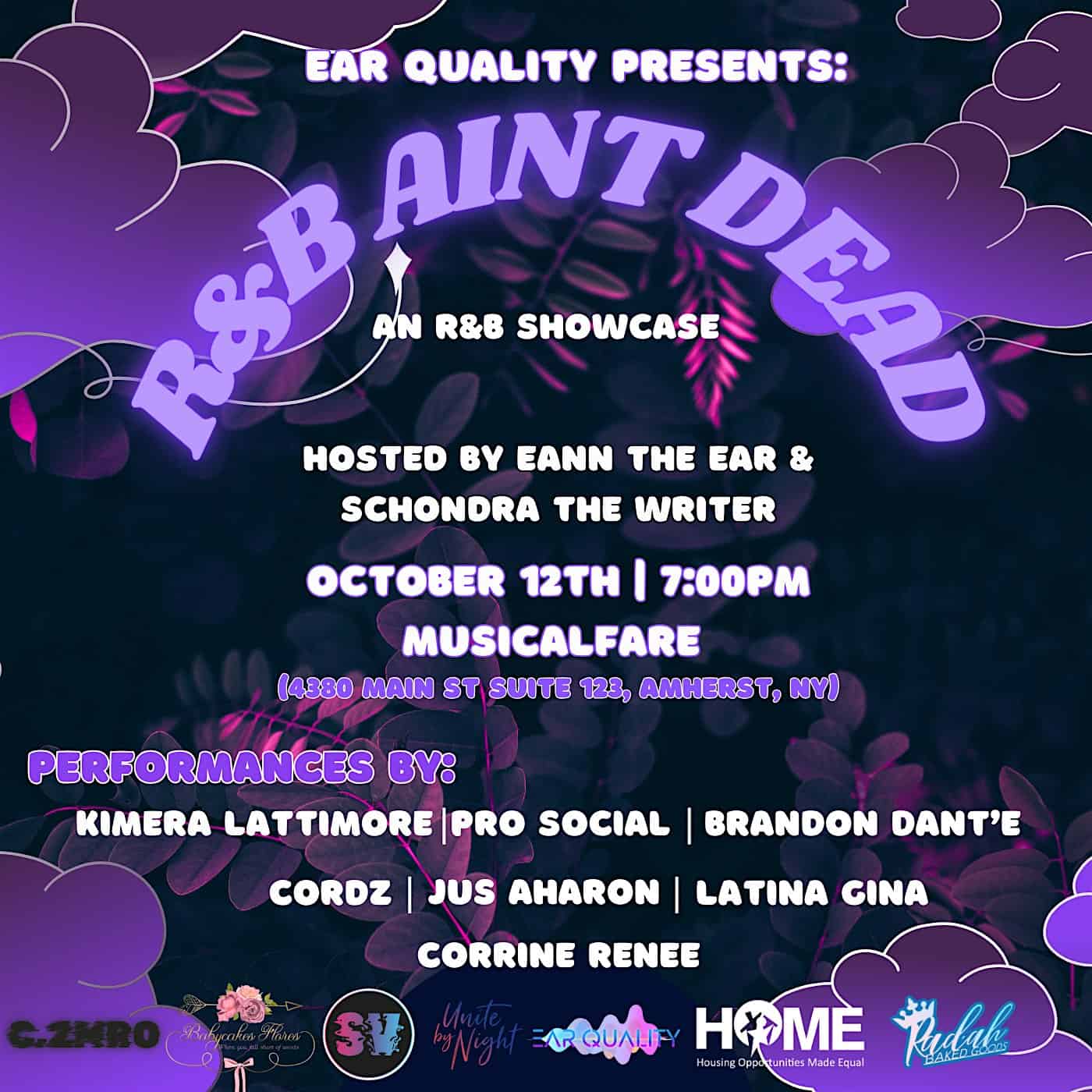 Ear Quality Presents: R&B Aint Dead (3rd Annual) – Amherst, NY