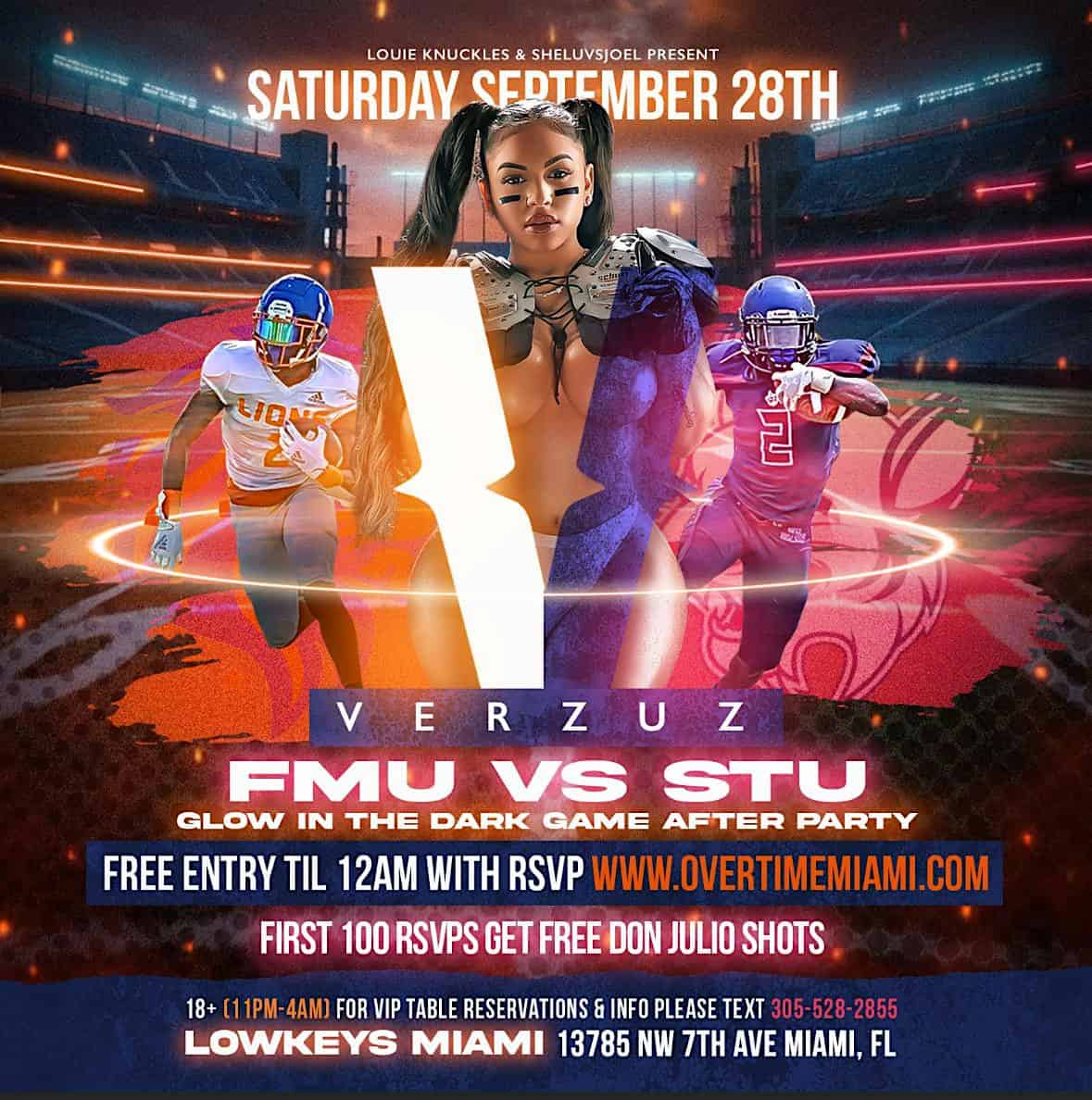 FMU vs STU Football Game After Party – Miami, FL