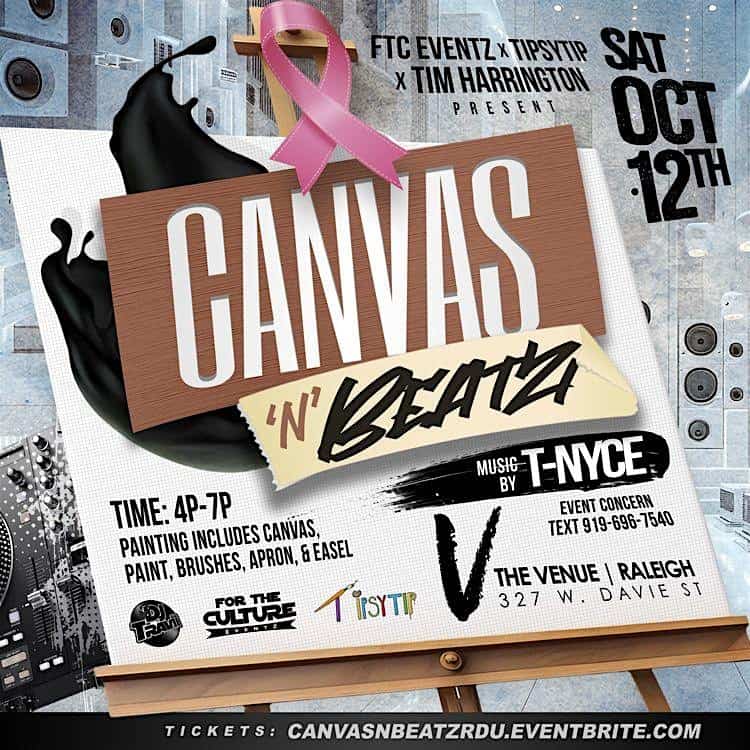 For The Culture:Canvas n Beatz – Raleigh, NC