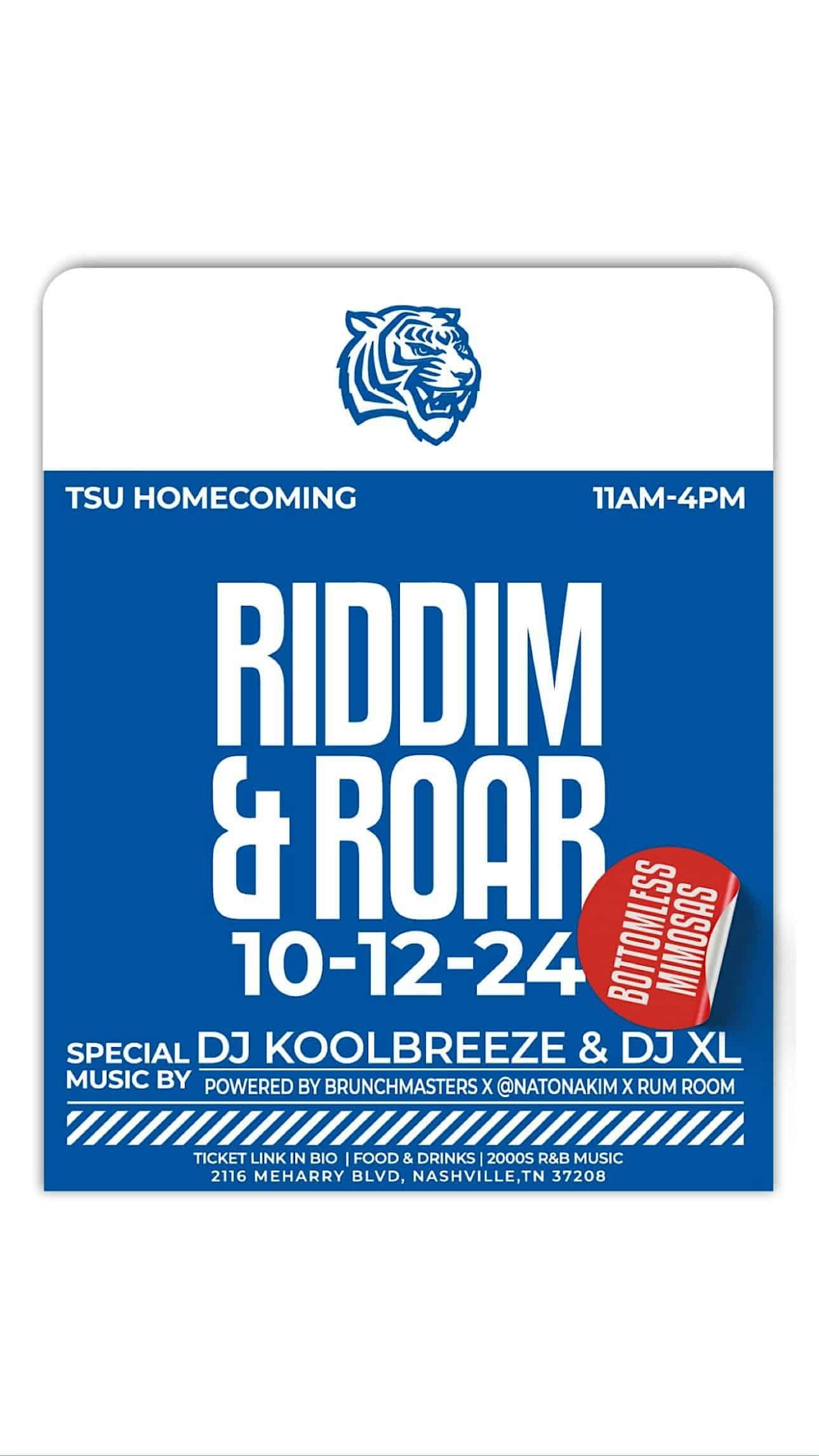 Riddim N Roar Day Party – Nashville, TN