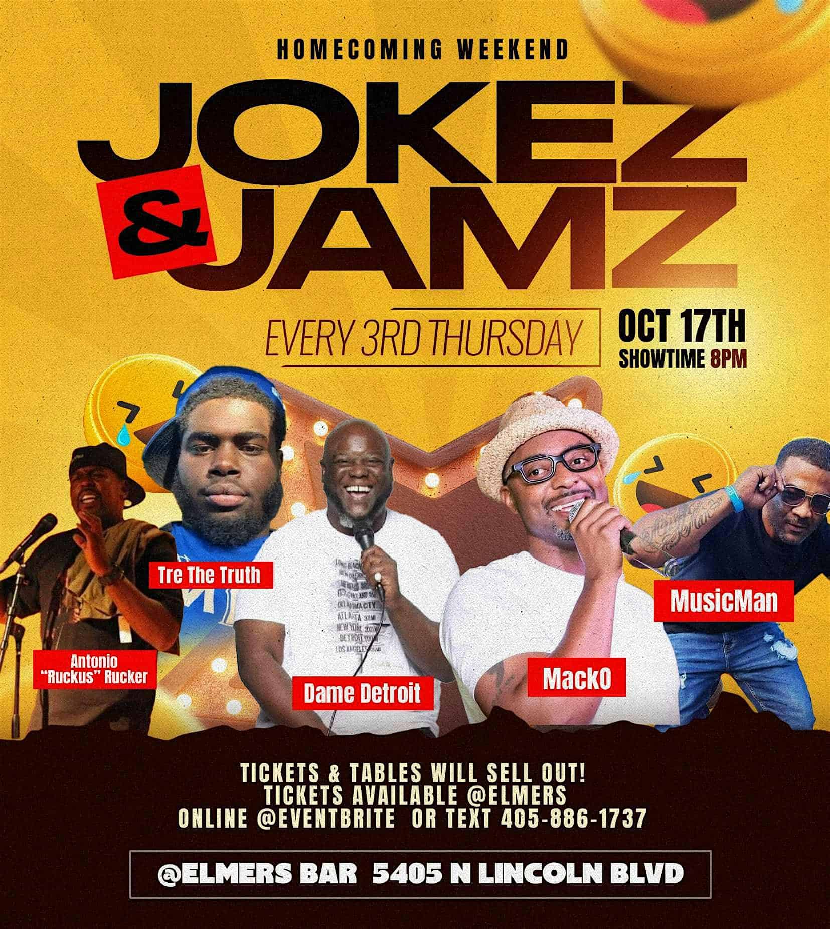 JOKEZ & JAMZ HOME COMING EDITION – Oklahoma City, OK