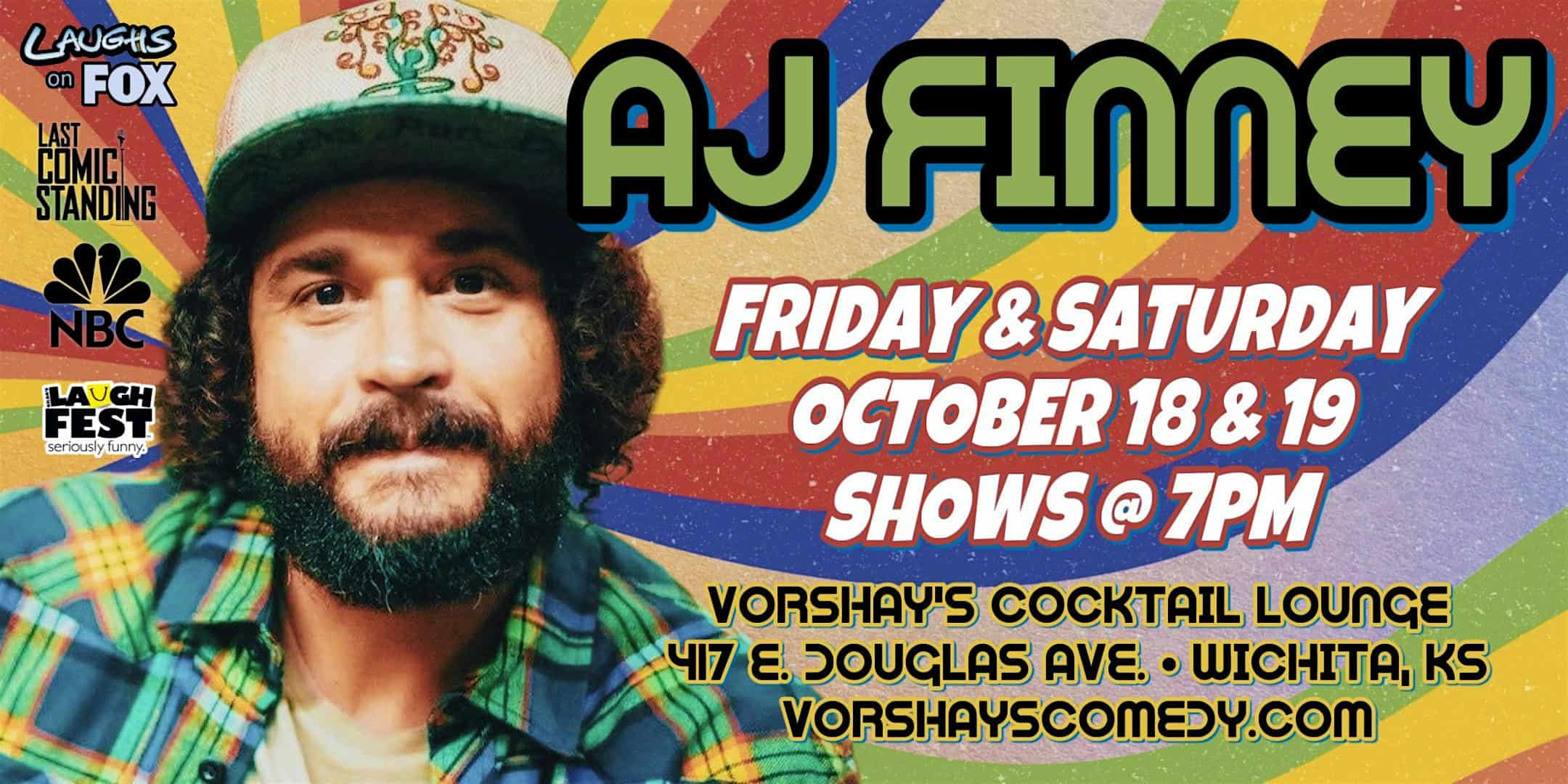 AJ Finney live at Vorshay’s! – Wichita, KS