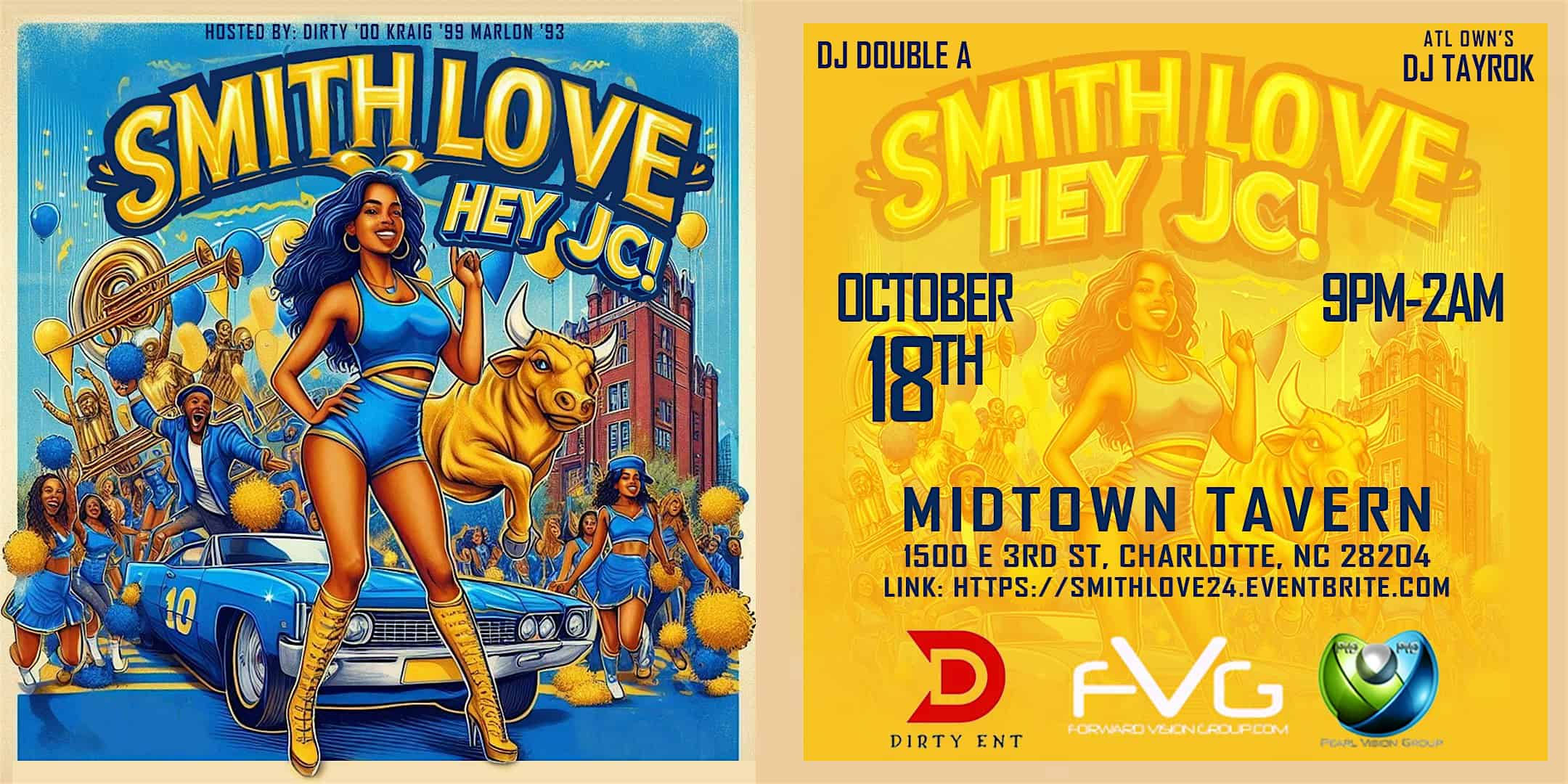 SMITH LOVE vol. 2 JCSU Homecoming Party – Charlotte, NC