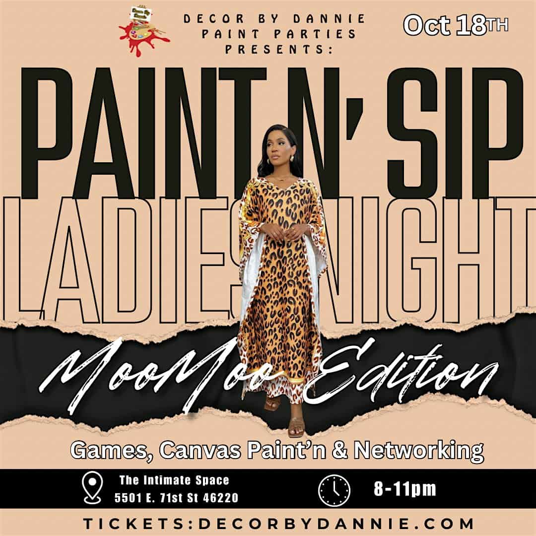 Paint & Sip Ladies Night MooMoo Edition – Indianapolis, IN