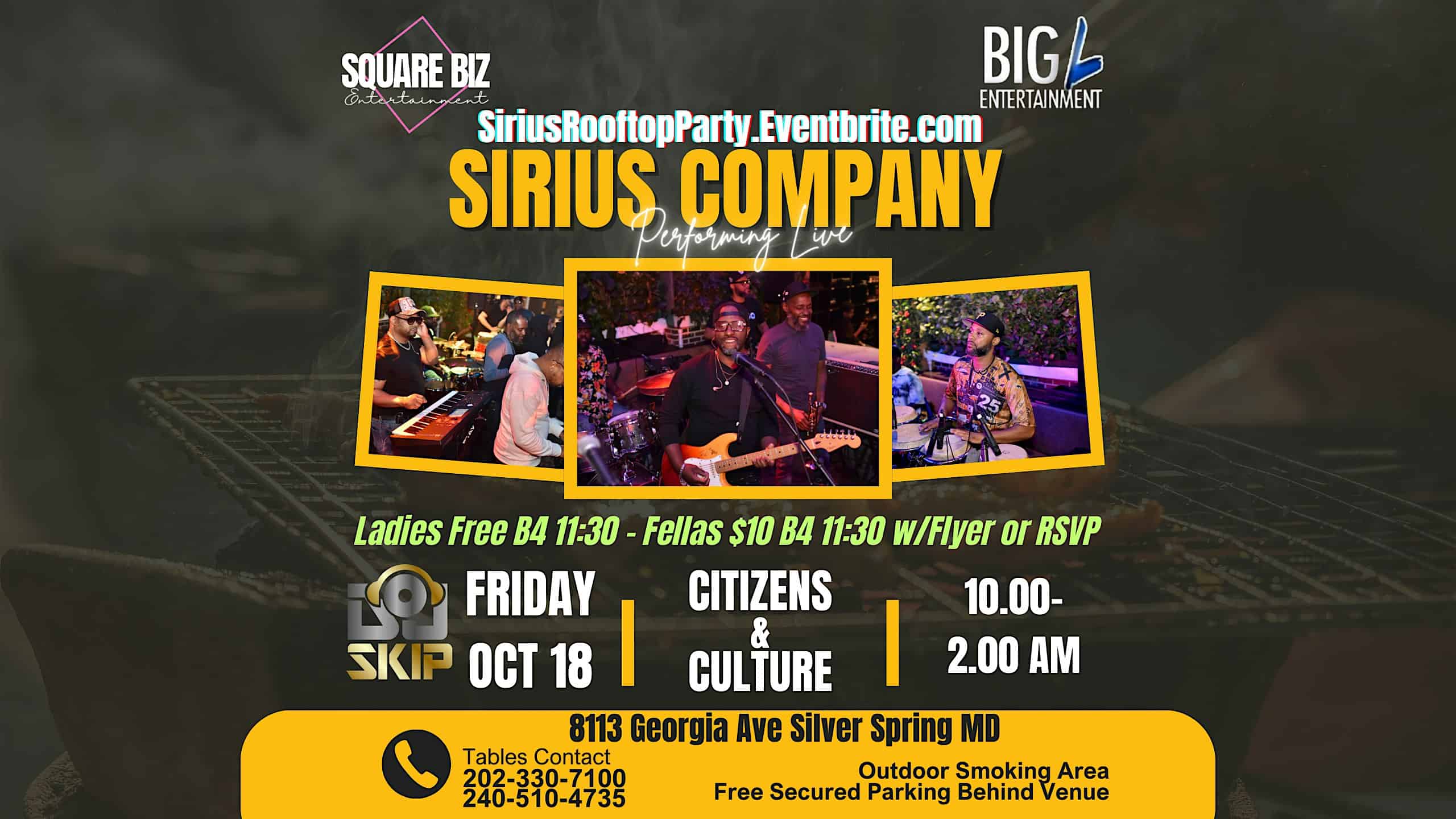 Sirius Rooftop – Silver Spring, MD