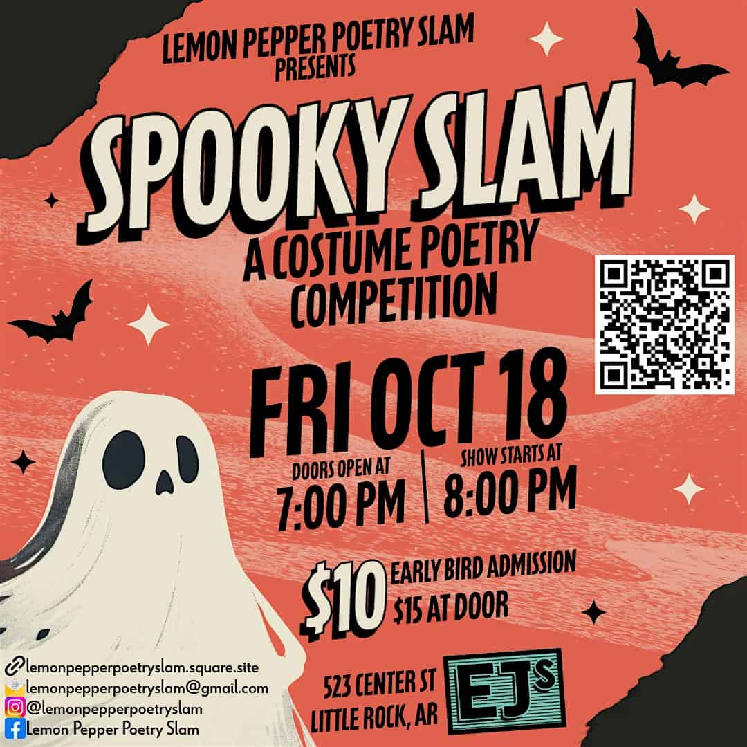 Lemon Pepper Poetry Slam presents the Spooky Slam – Little Rock, AR