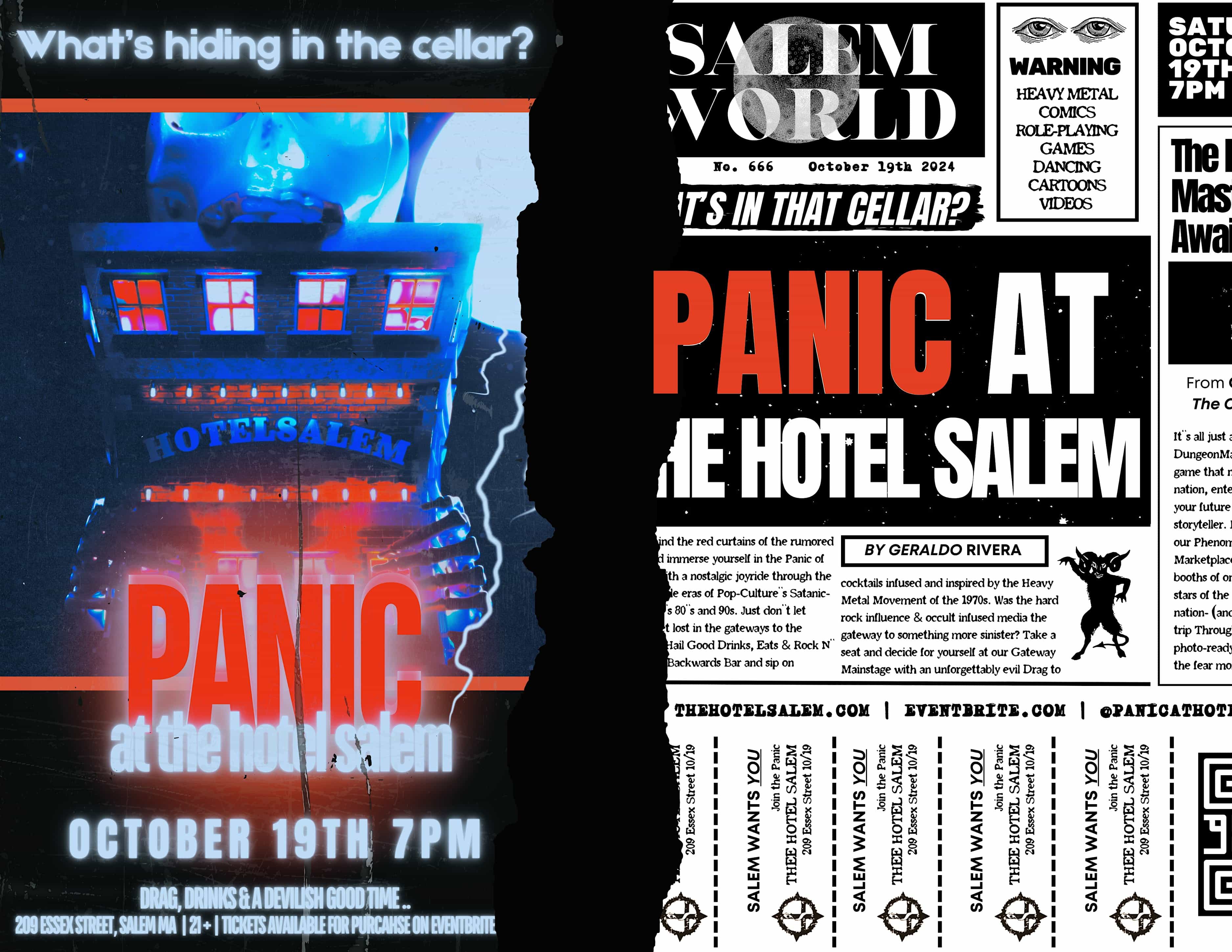 Panic at The Hotel Salem – Salem, MA