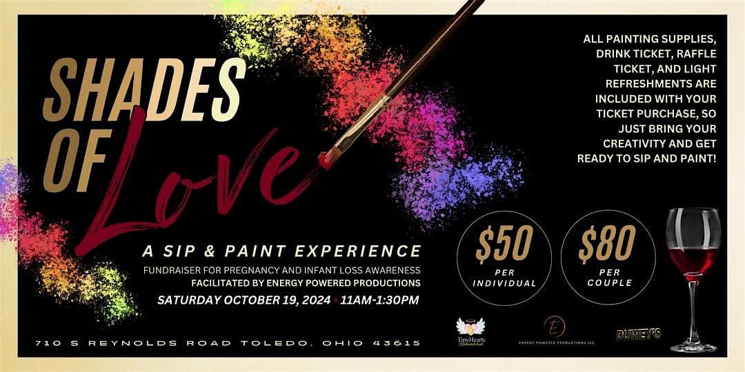 Shades of Love: A Sip and Paint Experience – Toledo, OH