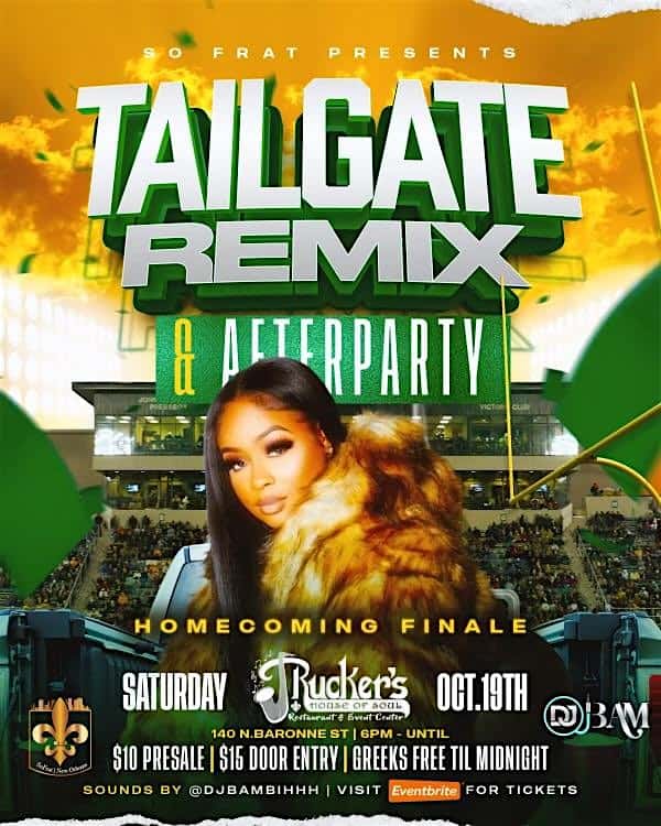 SLU Tailgate Remix & After Party – Ponchatoula, LA