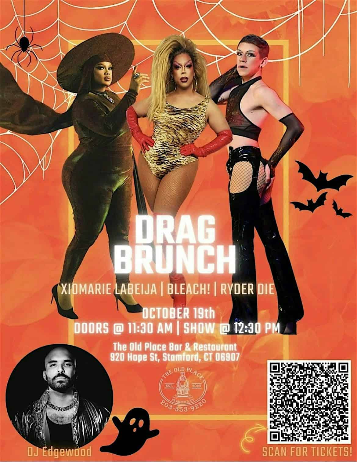 The Old Place Drag Queen Brunch Ticket – 10/19 – Stamford, CT