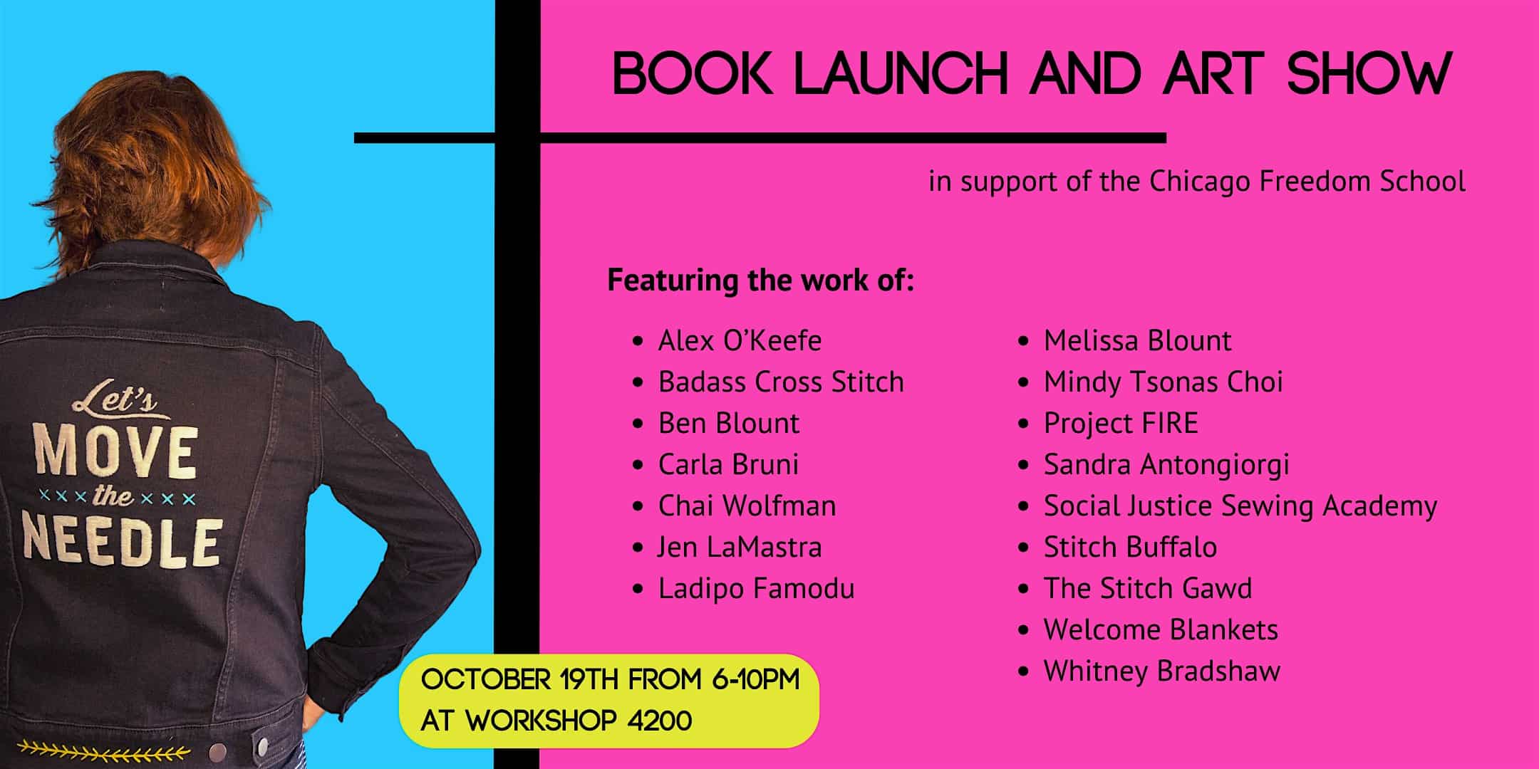 Let’s Move the Needle – Book Launch and Art Party! – Chicago, IL