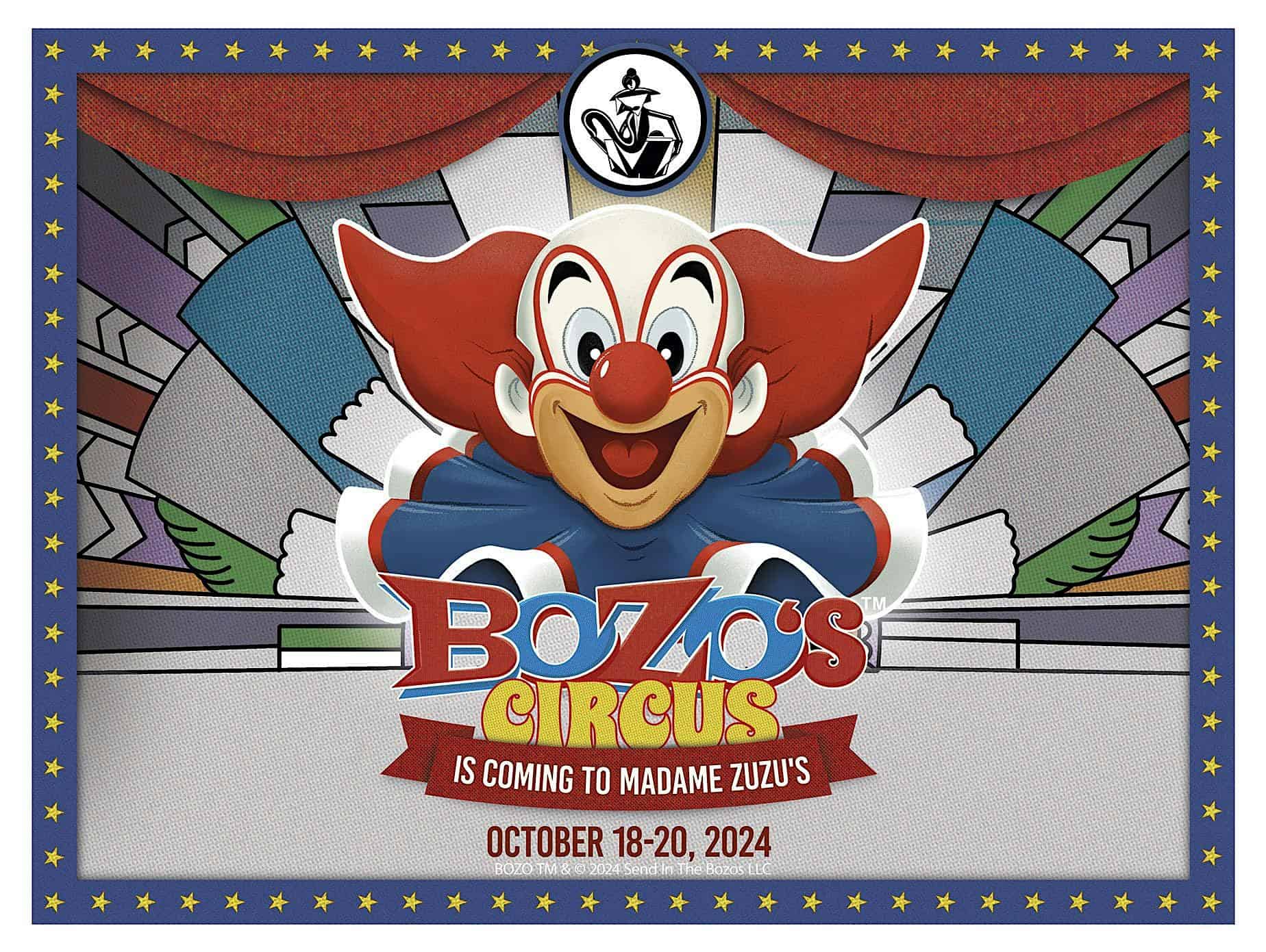 Bozo Weekend at Madame ZuZu’s 10/19 Time Slot 10am-12pm – Highland Park, IL