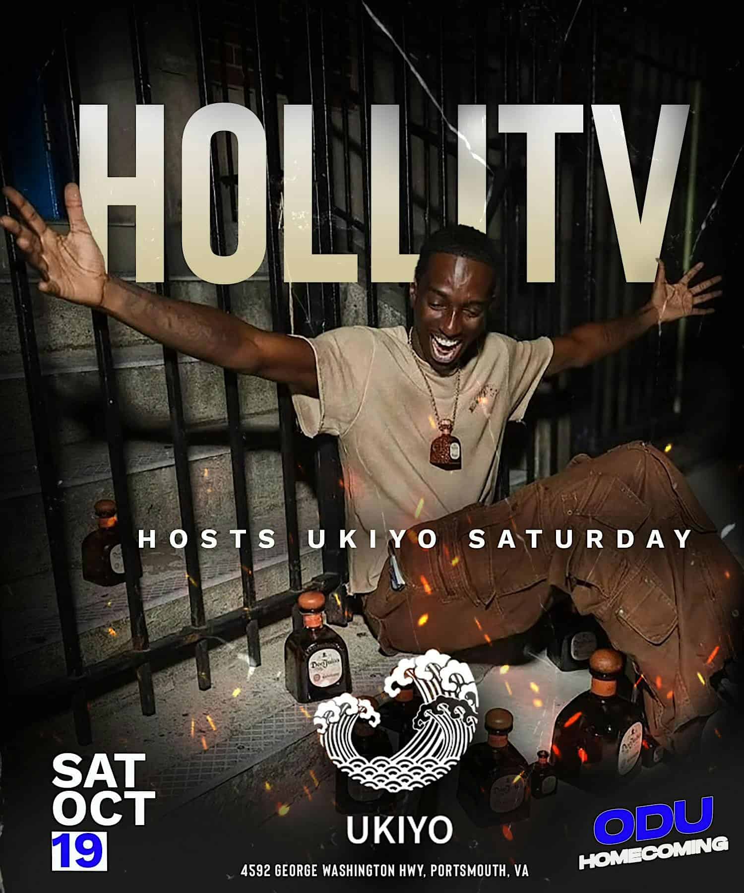 Ukiyo Saturdays ODU Homecoming hosted by HOLLITV – Portsmouth, VA