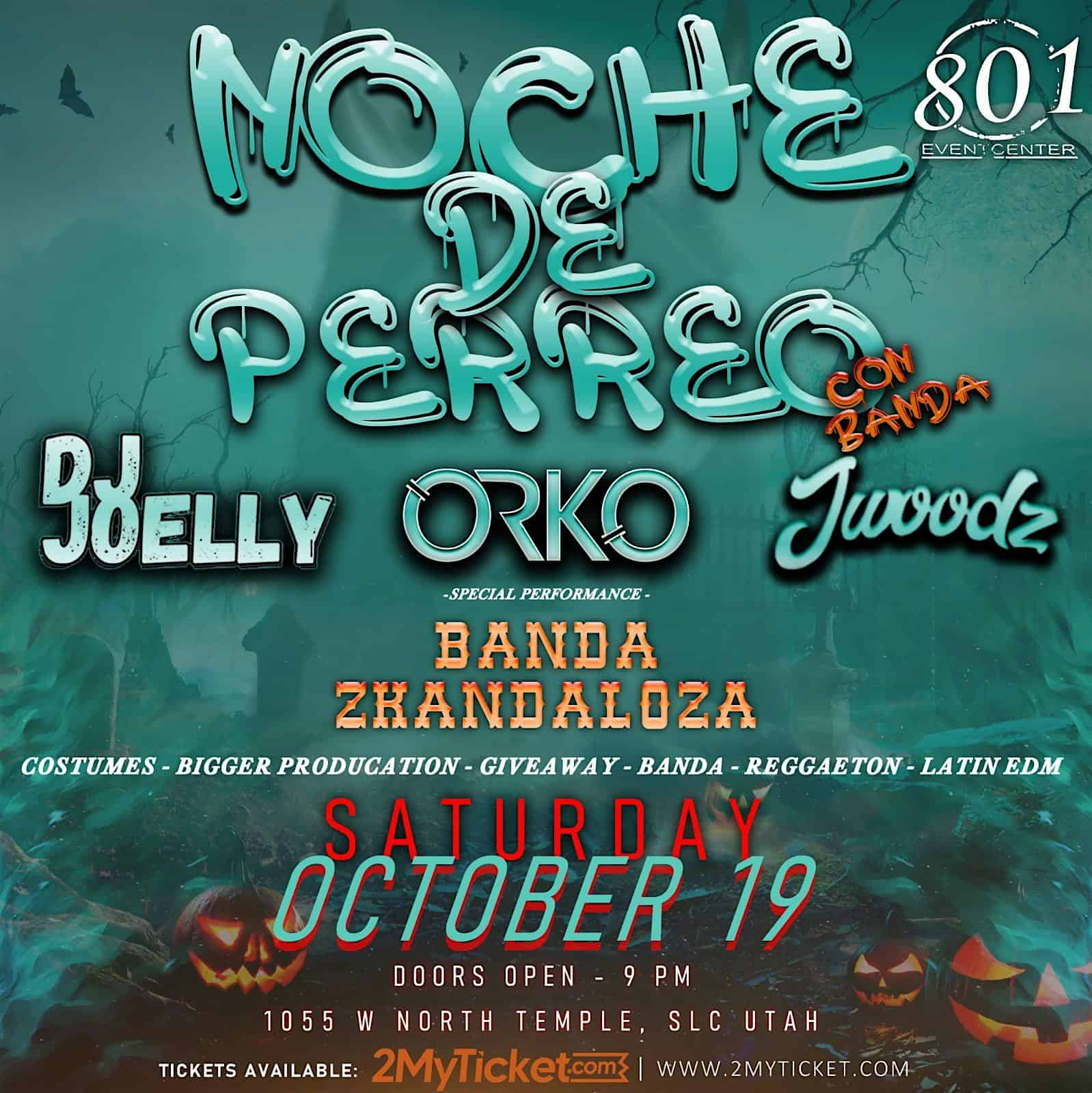 NOCHE DE PERREO – CON BANDA 18+ – Salt Lake City, UT