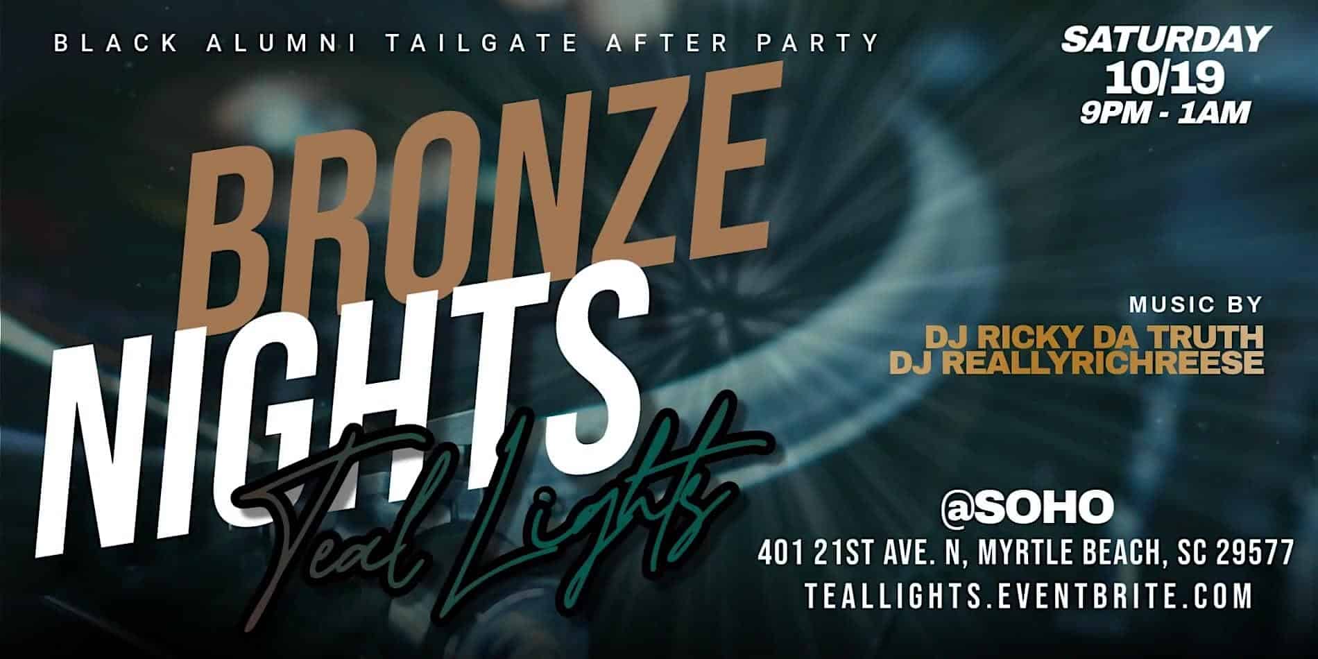 Bronze Nights, Teal Lights Rooftop Party – Myrtle Beach, SC