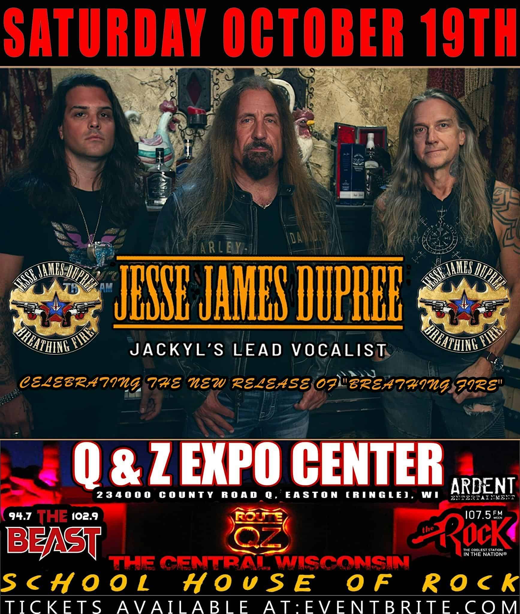 Jesse James Dupree – Jackyl’s Lead Vocalist! – Ringle, WI