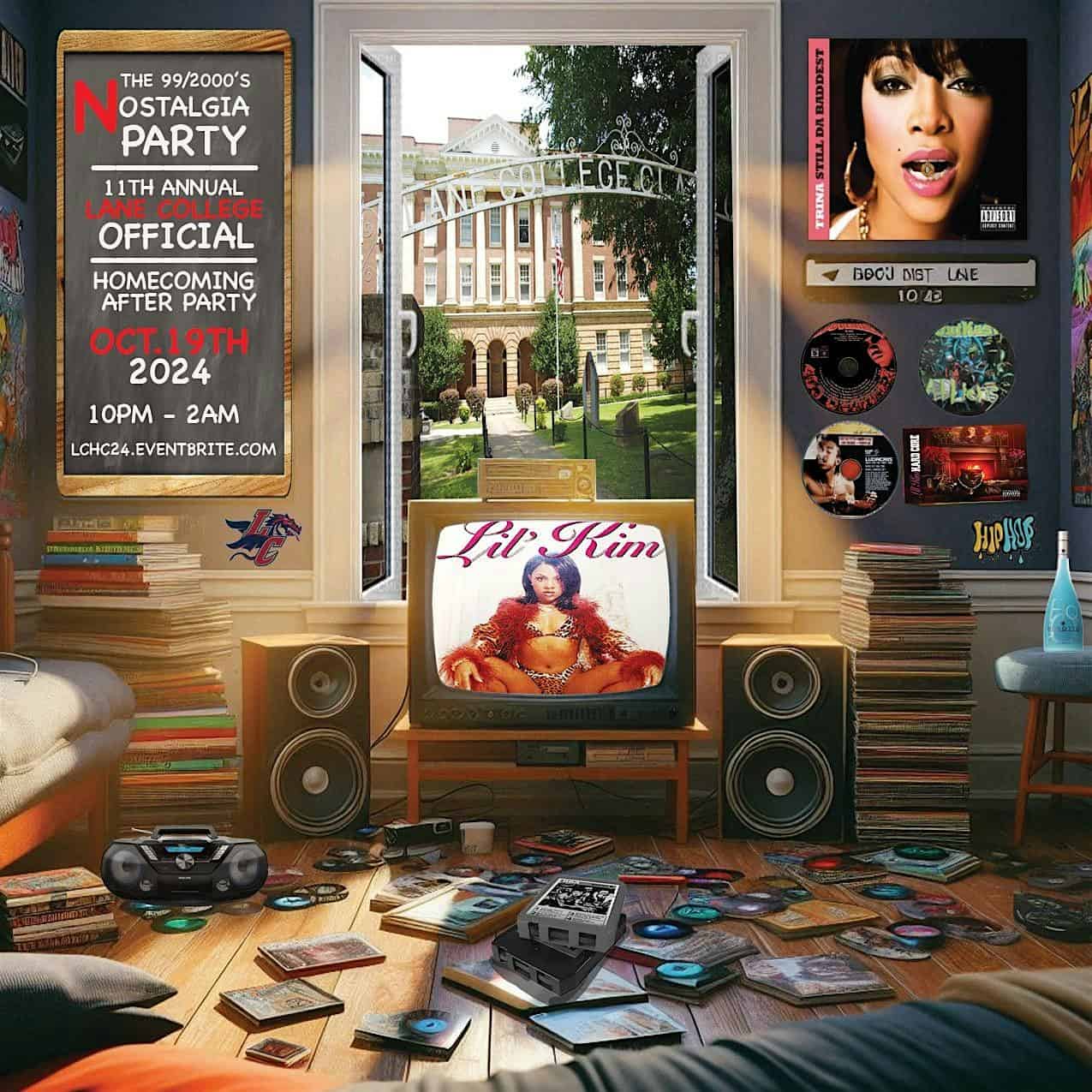 11th Annual Lane College Official Homecoming Party – 99/2000s NOSTALGIA – Jackson, TN