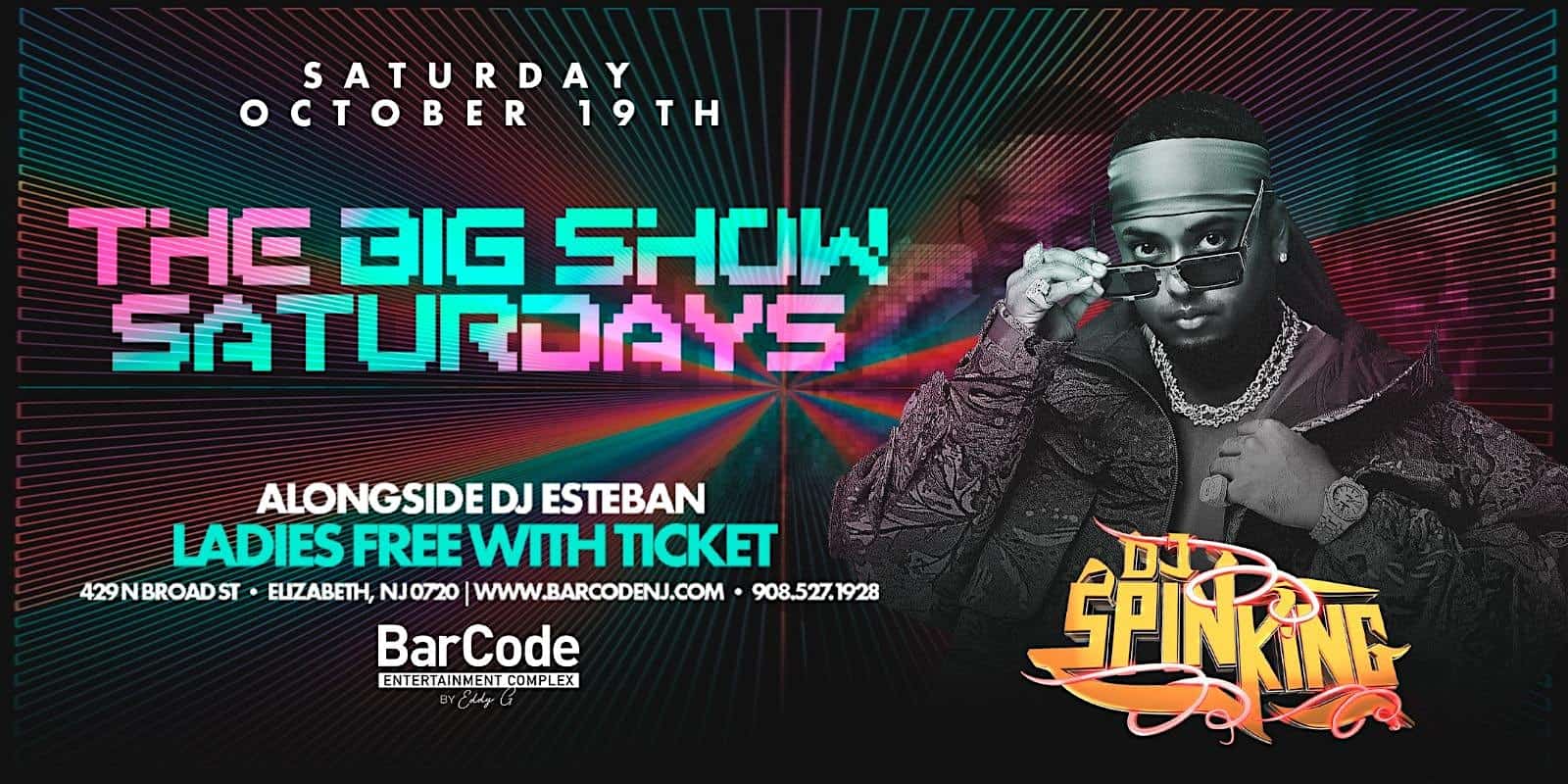 The Big Show Saturdays: Girls Just Wanna Have Fun w/ DJ Spinking – Elizabeth, NJ