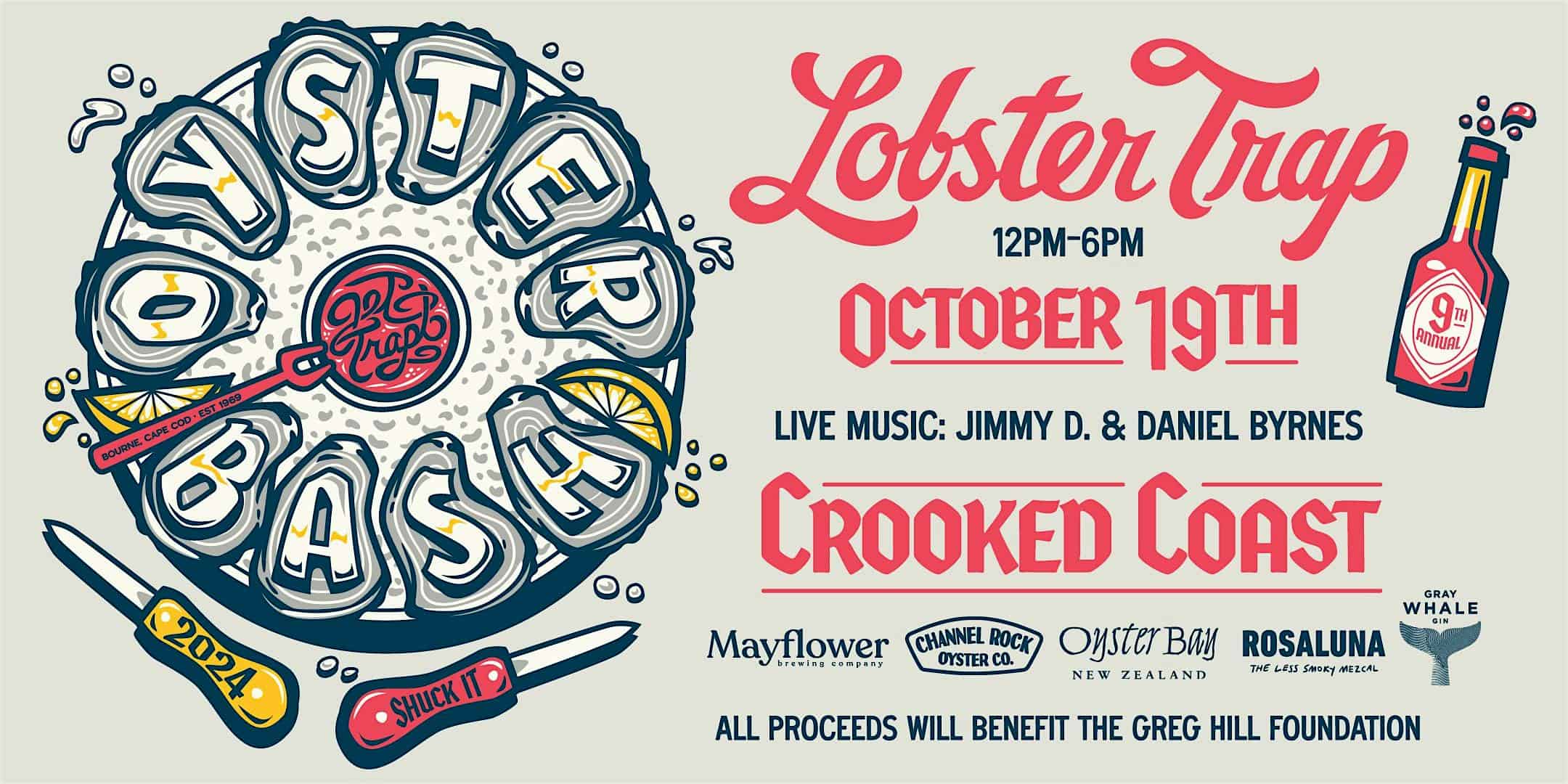 Lobster Trap – 9th Annual Oyster Bash – Bourne, MA