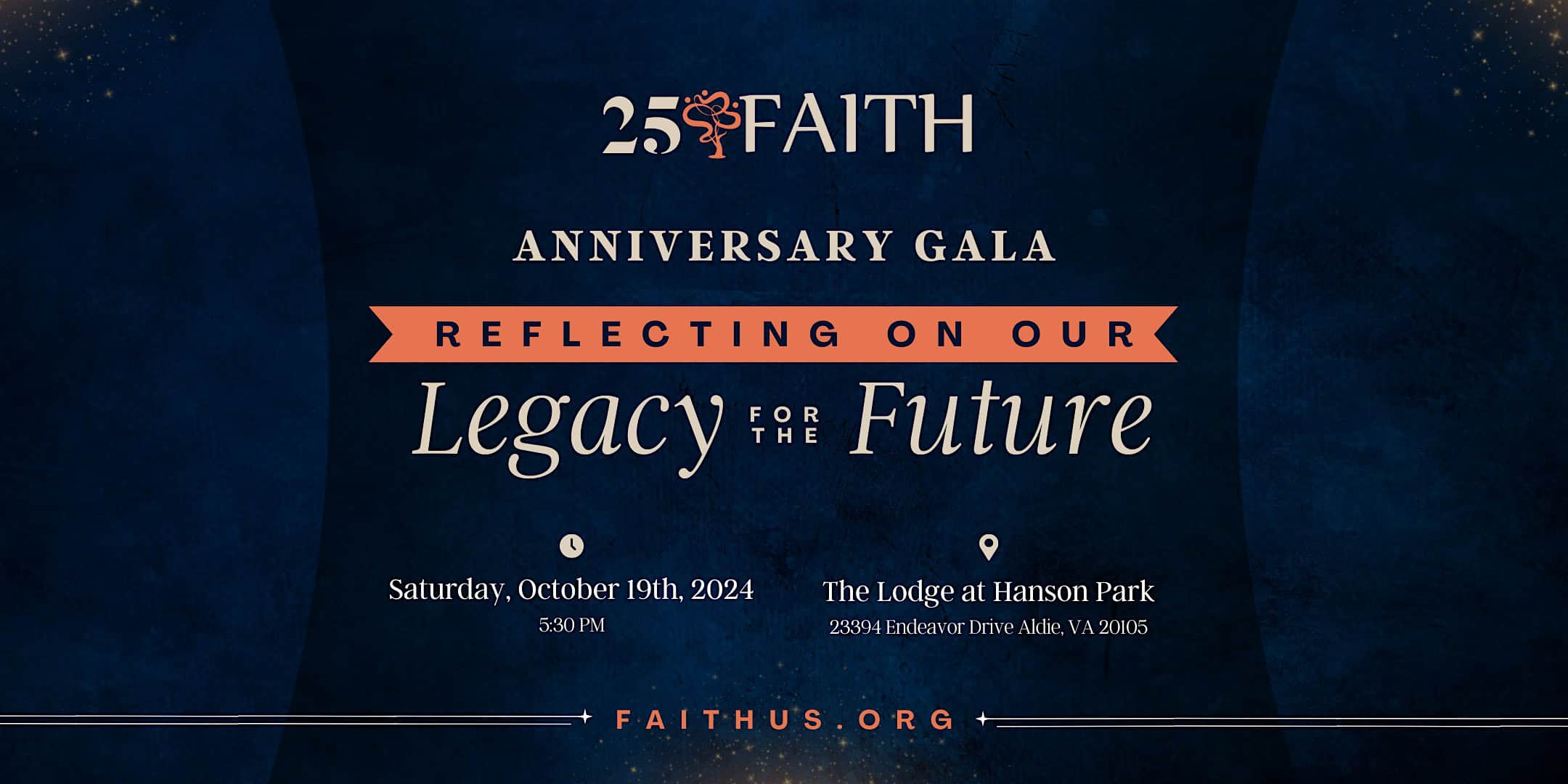 FAITH’s 25th Anniversary Gala: Reflecting on Our Legacy for the Future – Aldie, VA